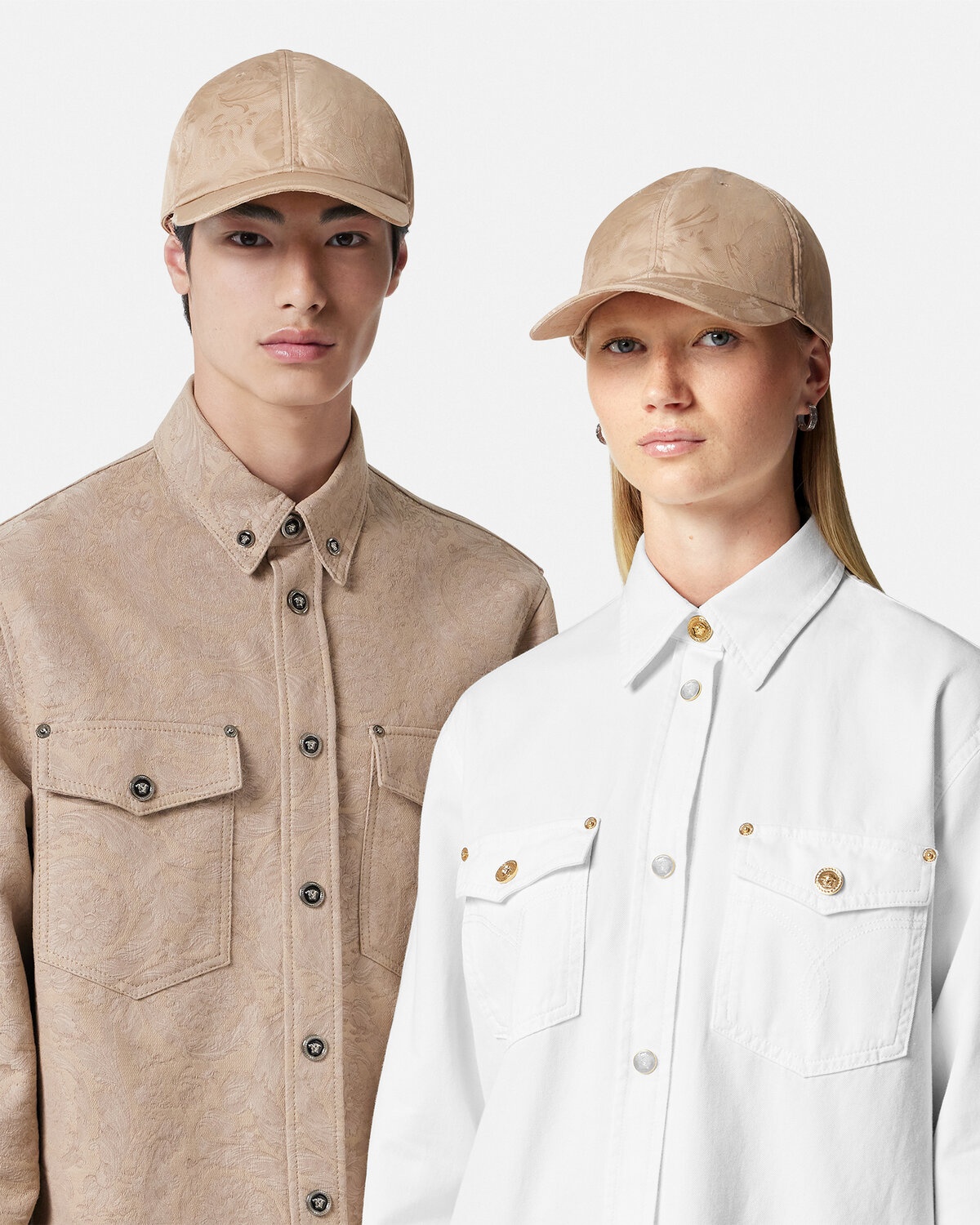 Barocco Jacquard Nylon Baseball Cap - 3