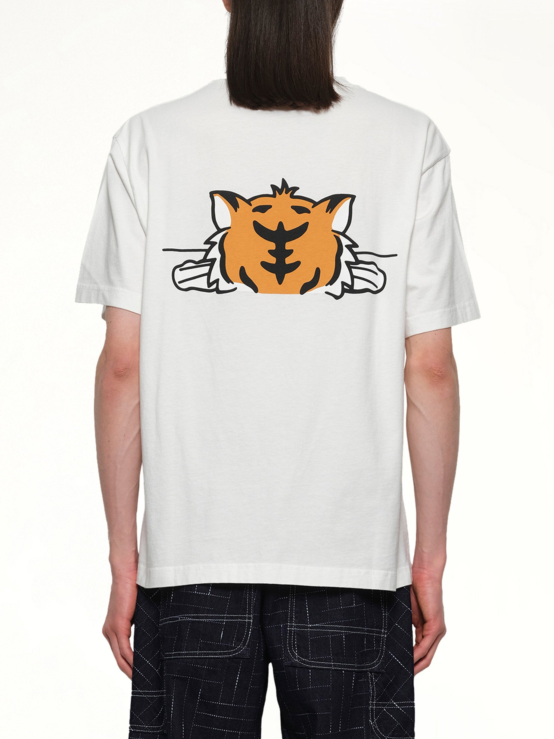 Kenzo Happy Tiger Oversize T-Shirt in Off White - 5