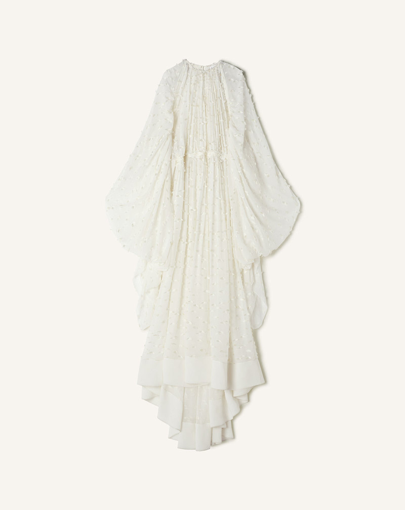 LONG-SLEEVE RUCHED DRESS 1