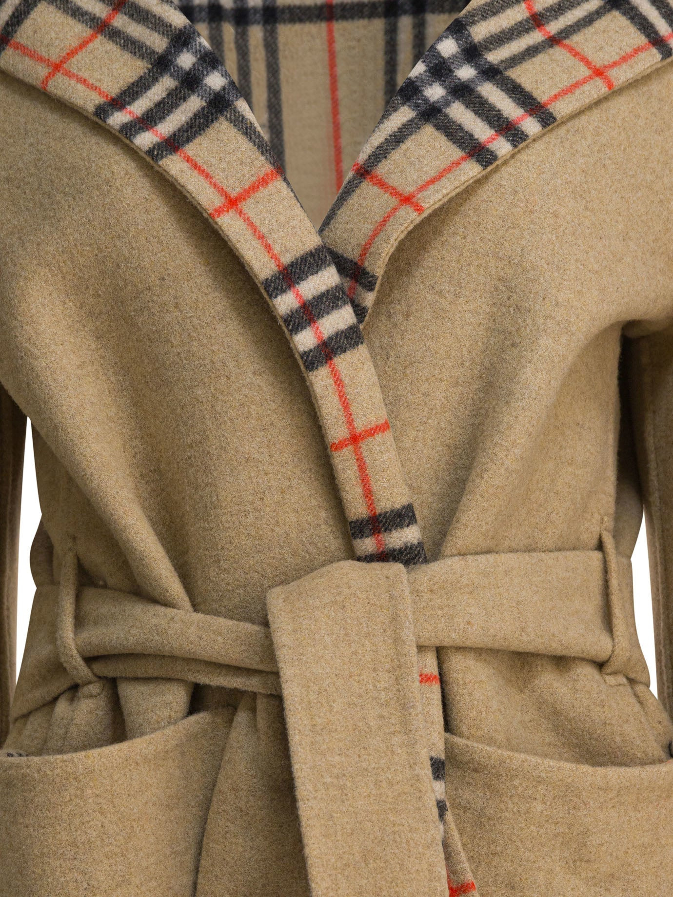 Burberry Women Reversible Wool Coat - 5