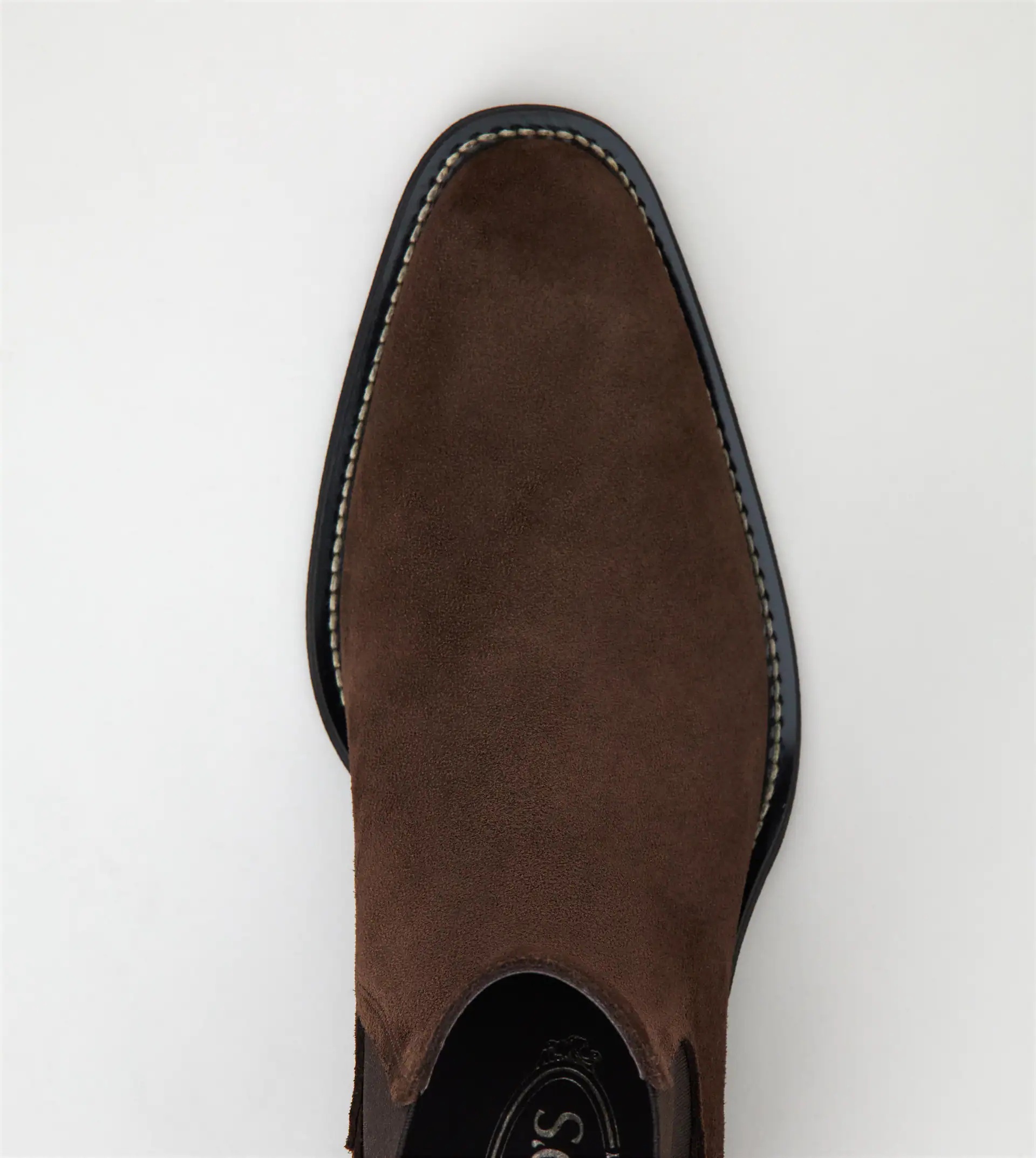ANKLE BOOTS IN SUEDE - BROWN - 5