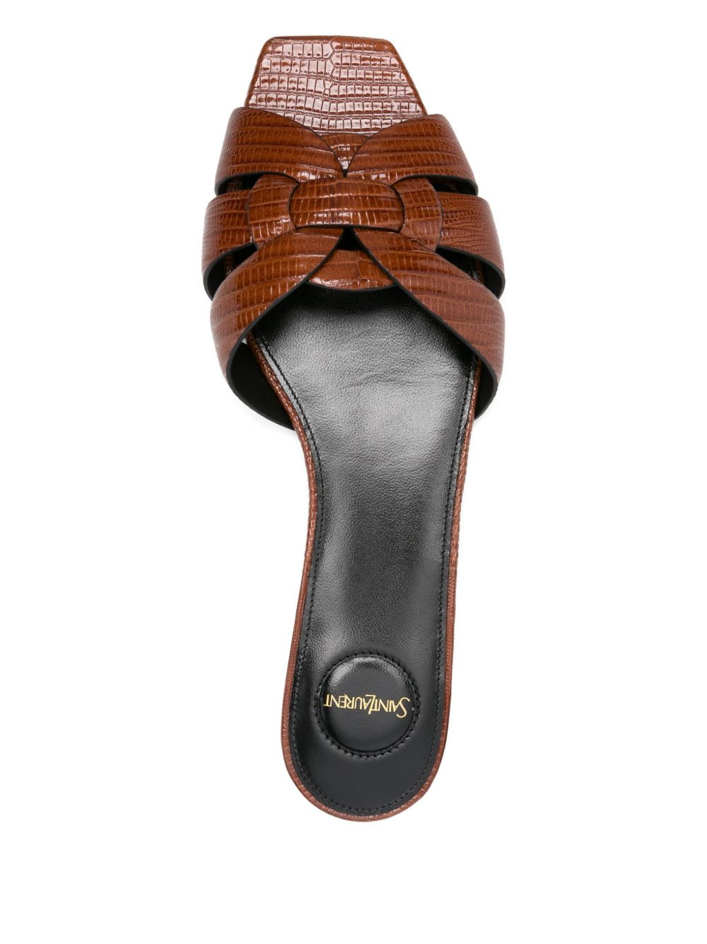 woven leather sandals - 4