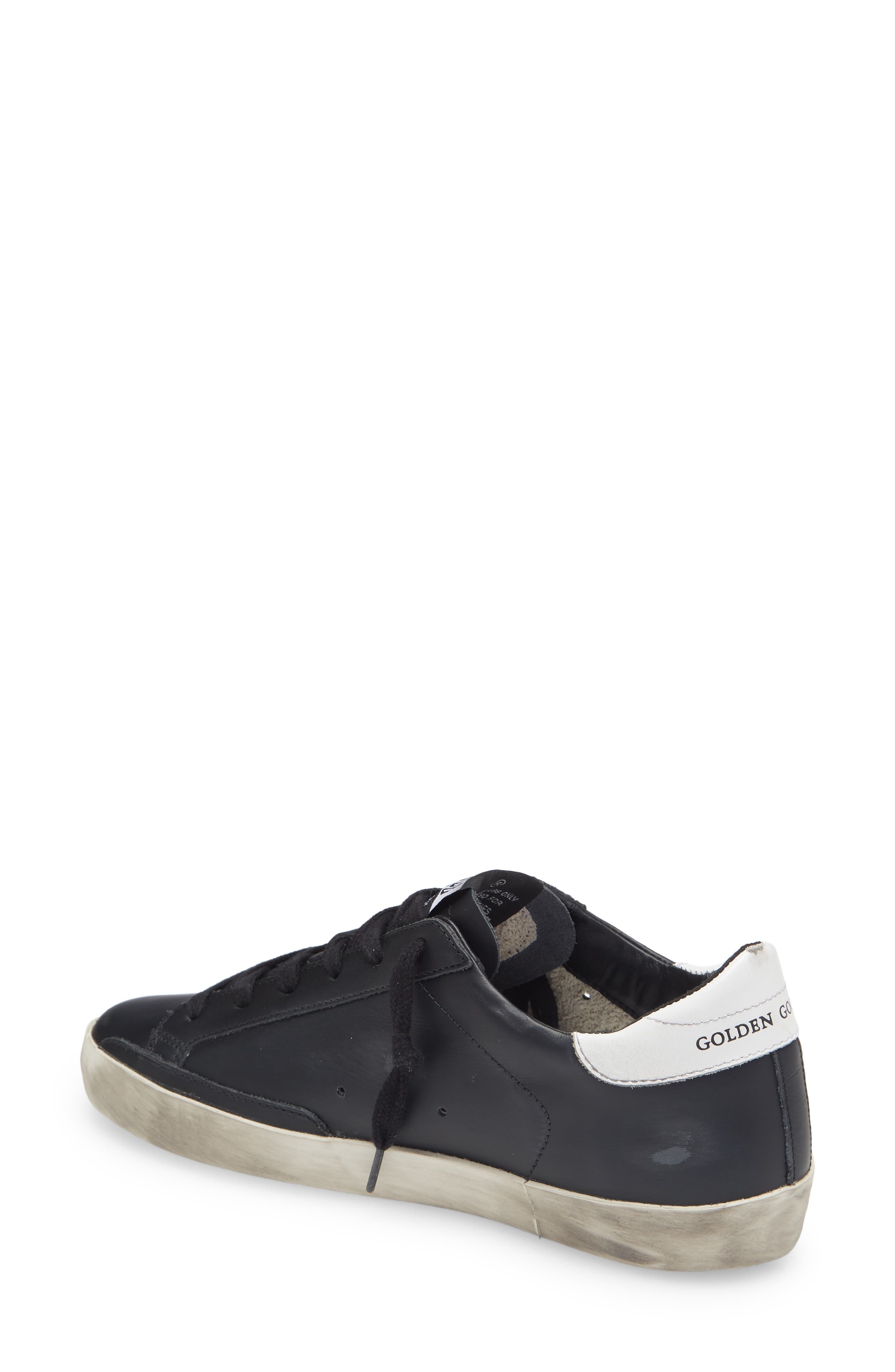 Golden Goose Super-Star Low Top Sneaker in Black/White at Nordstrom - 2