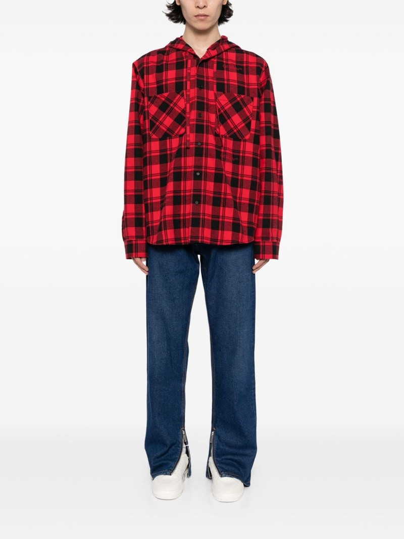 Off-White Arr Tab Zip Det Skate wide-leg jeans outlook