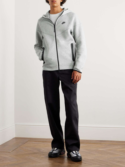 Nike Logo-Embroidered Cotton-Blend Tech Fleece Zip-Up Hoodie outlook