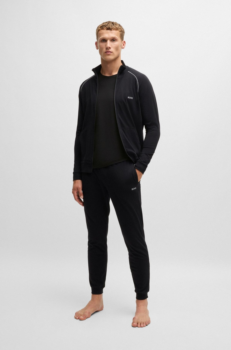 BOSS STRETCH-COTTON REGULAR-FIT T-SHIRT WITH LOGO DETAIL outlook