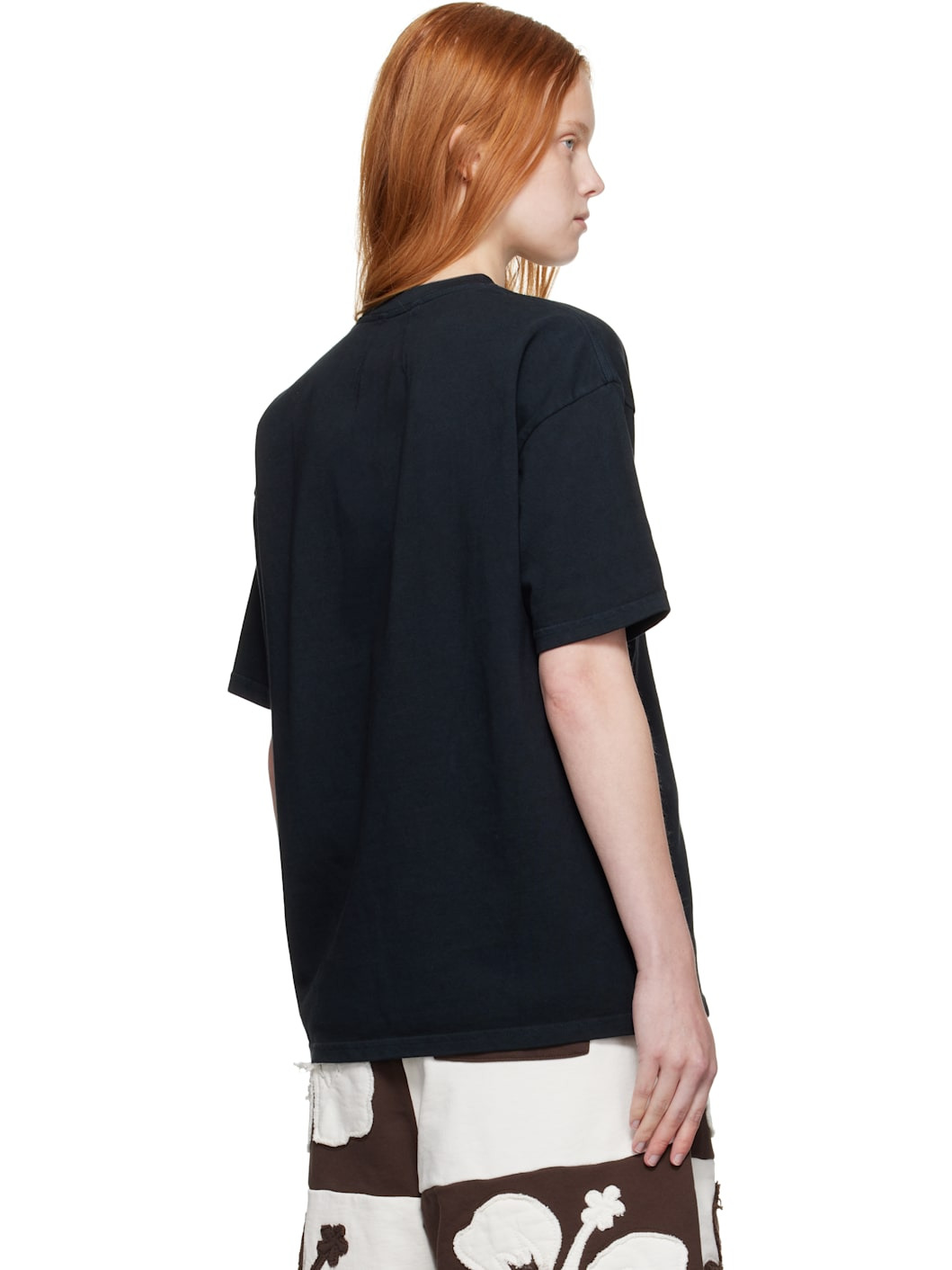 Black 'International Racing' Logo T-shirt - 3