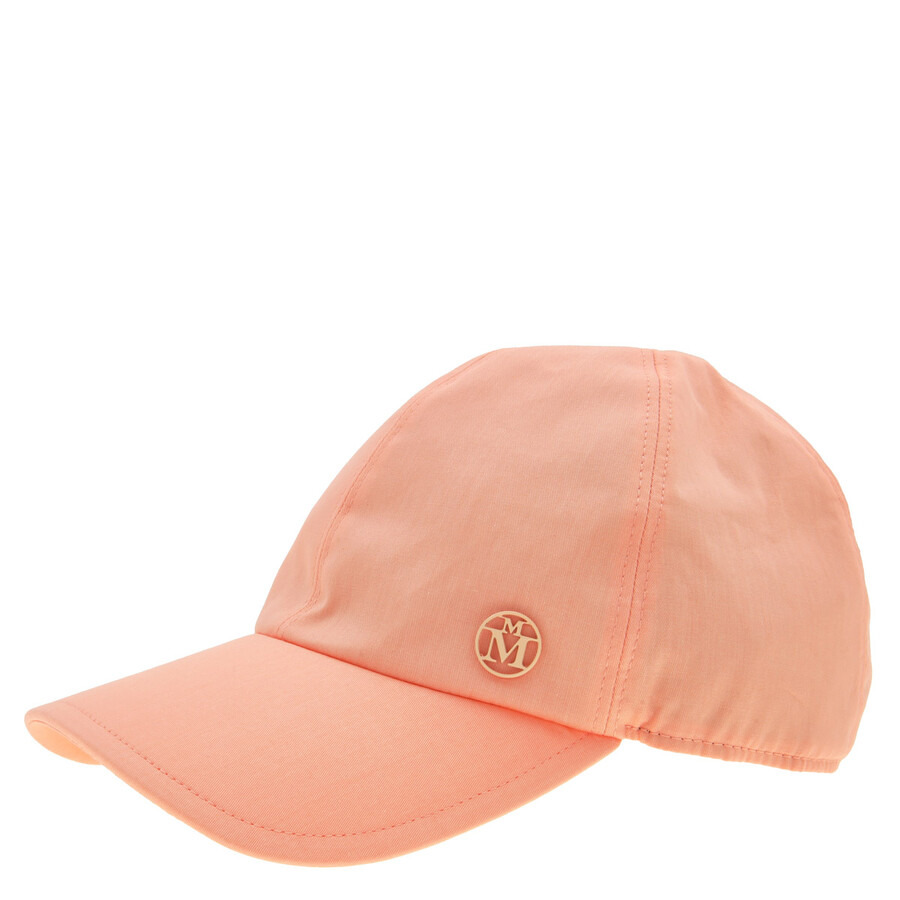 Maison Michel Ladies Orange Tiger Cotton Cap - 4
