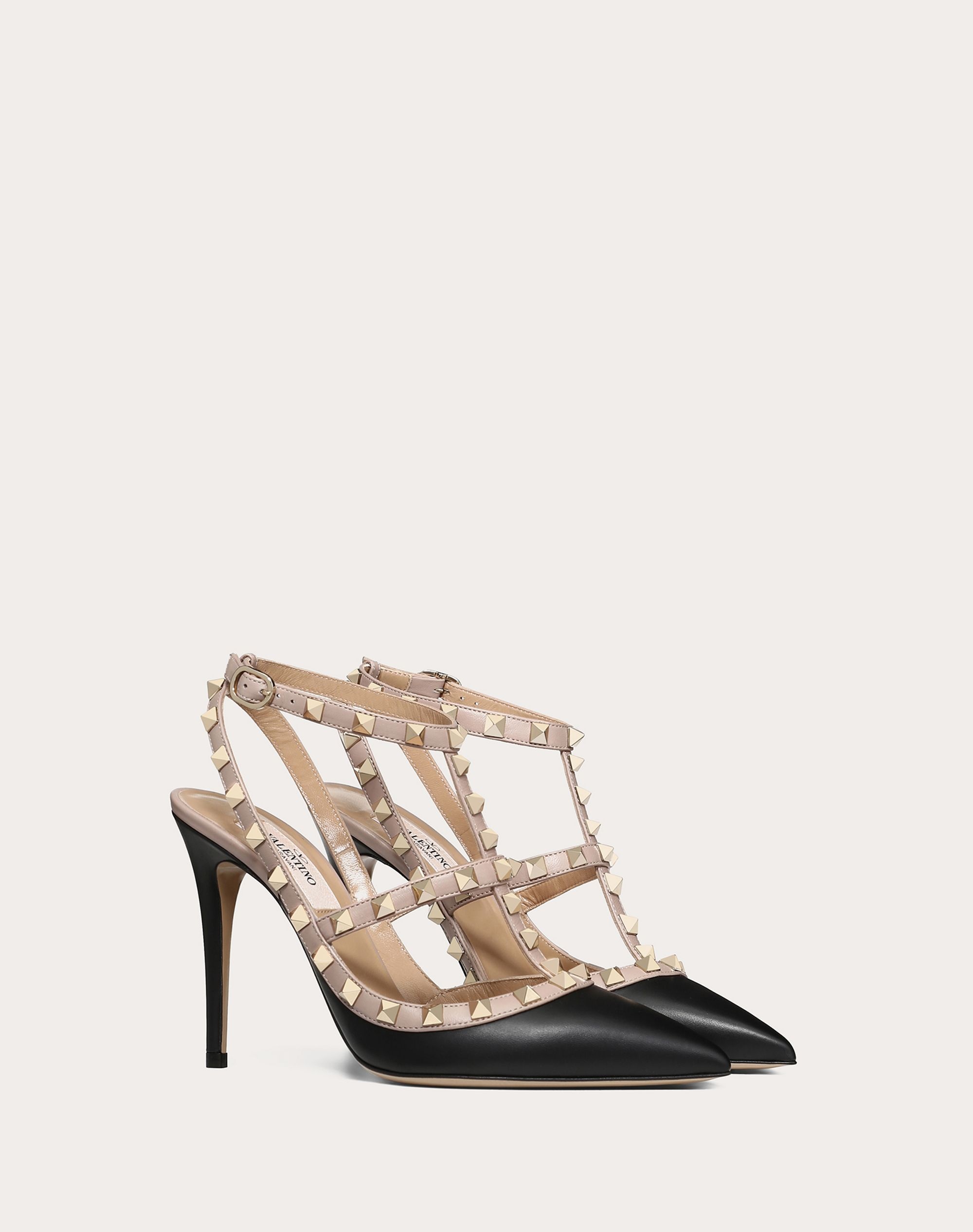 Rockstud ankle strap pump 100 mm - 2