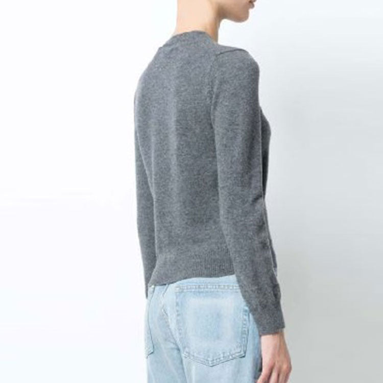 (WMNS) COMME des GARCONS PLAY Cardigan White Emblem 'Grey' AZ-N061-051-3 - 4