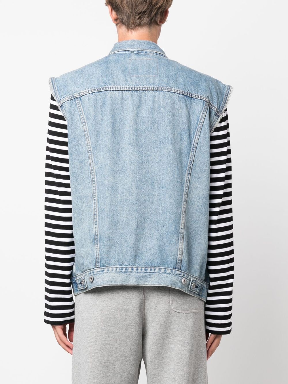 Relaxed Trucker denim vest - 4