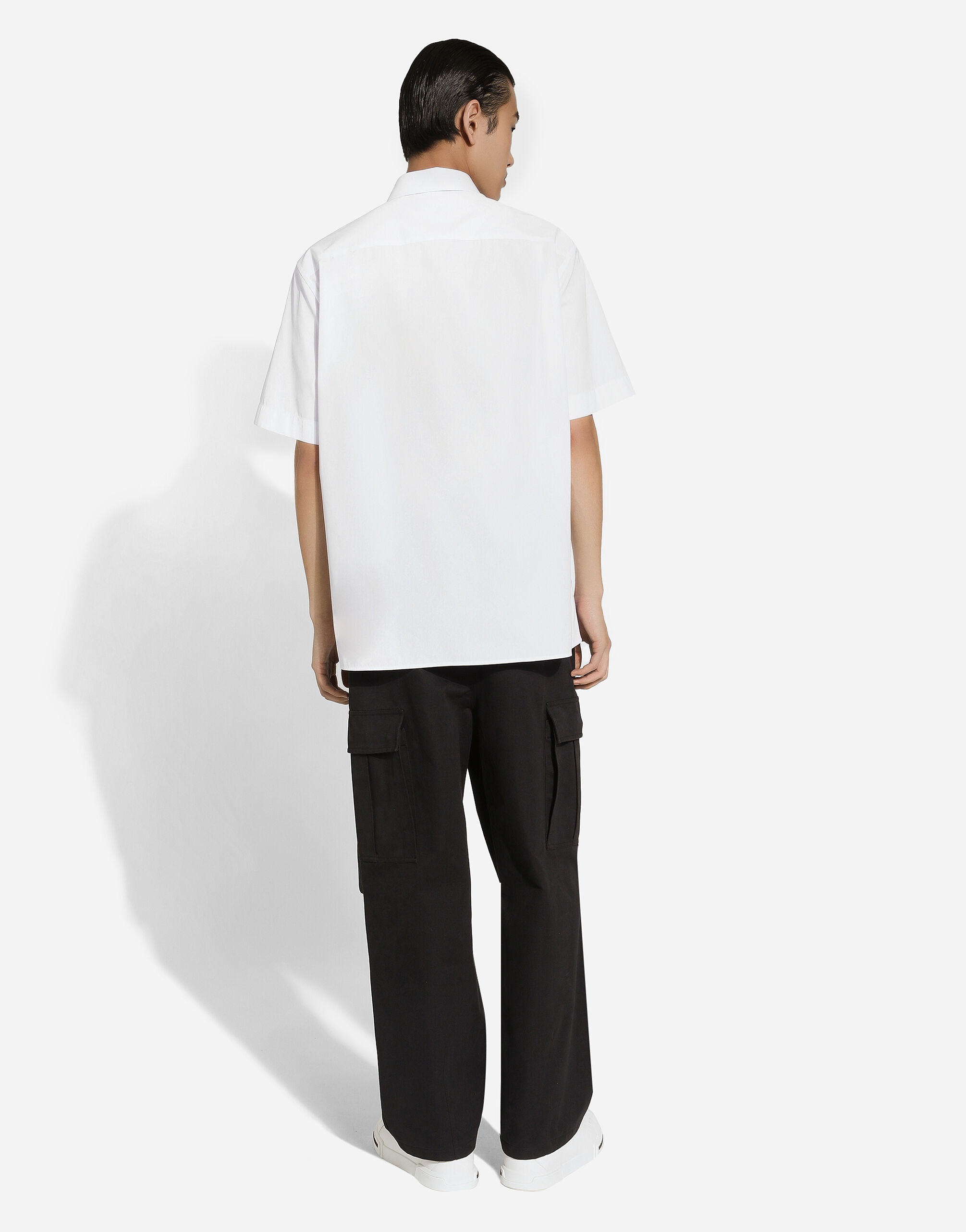 Cotton shirt with DG embroidery - 3