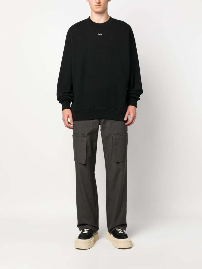 Off-White logo-print cotton T-shirt outlook