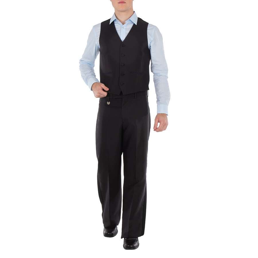 Burberry Wool-Silk Blend Waistcoat - 4