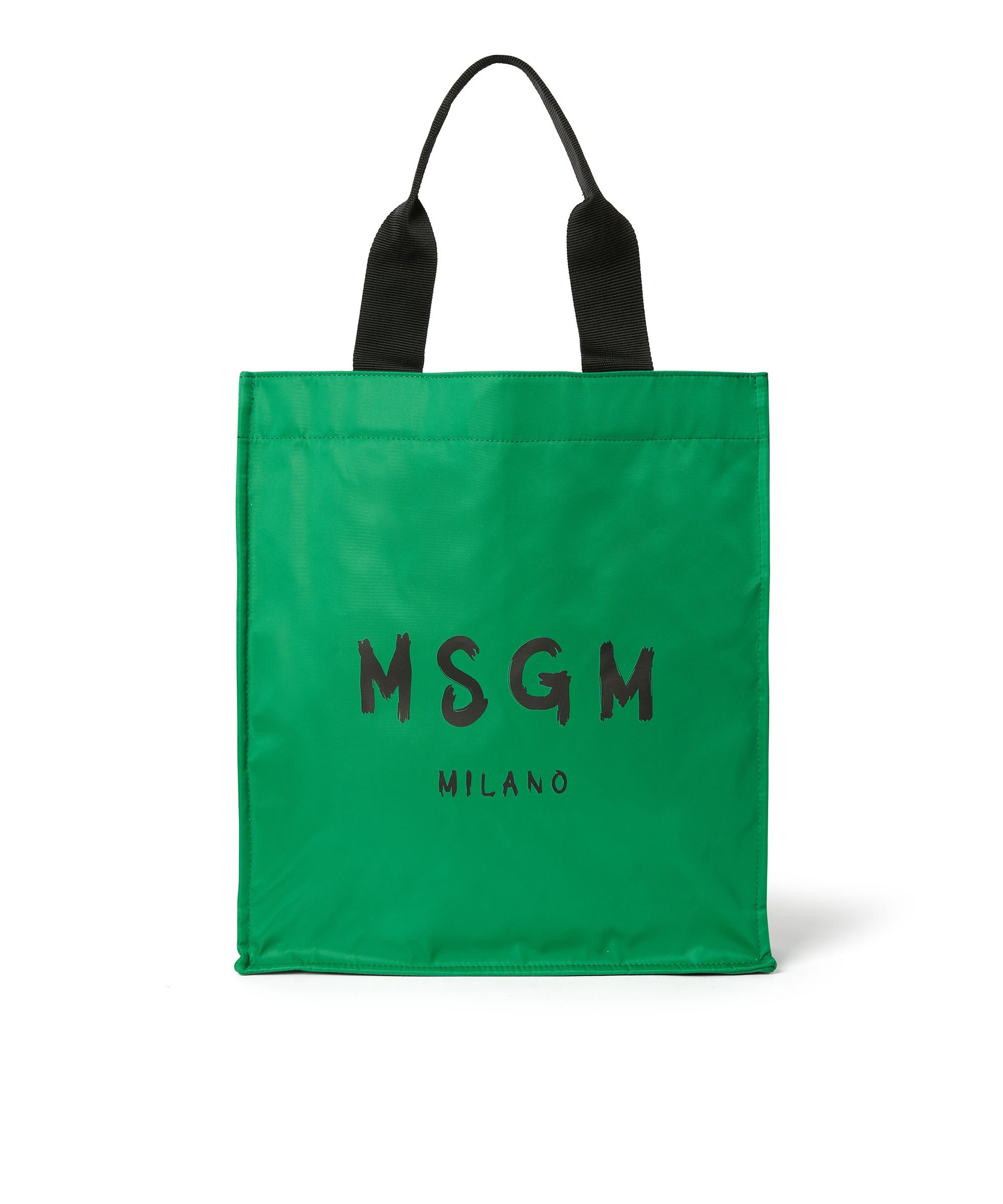MSGM signature nylon tote bag with brush stroke logo - 1