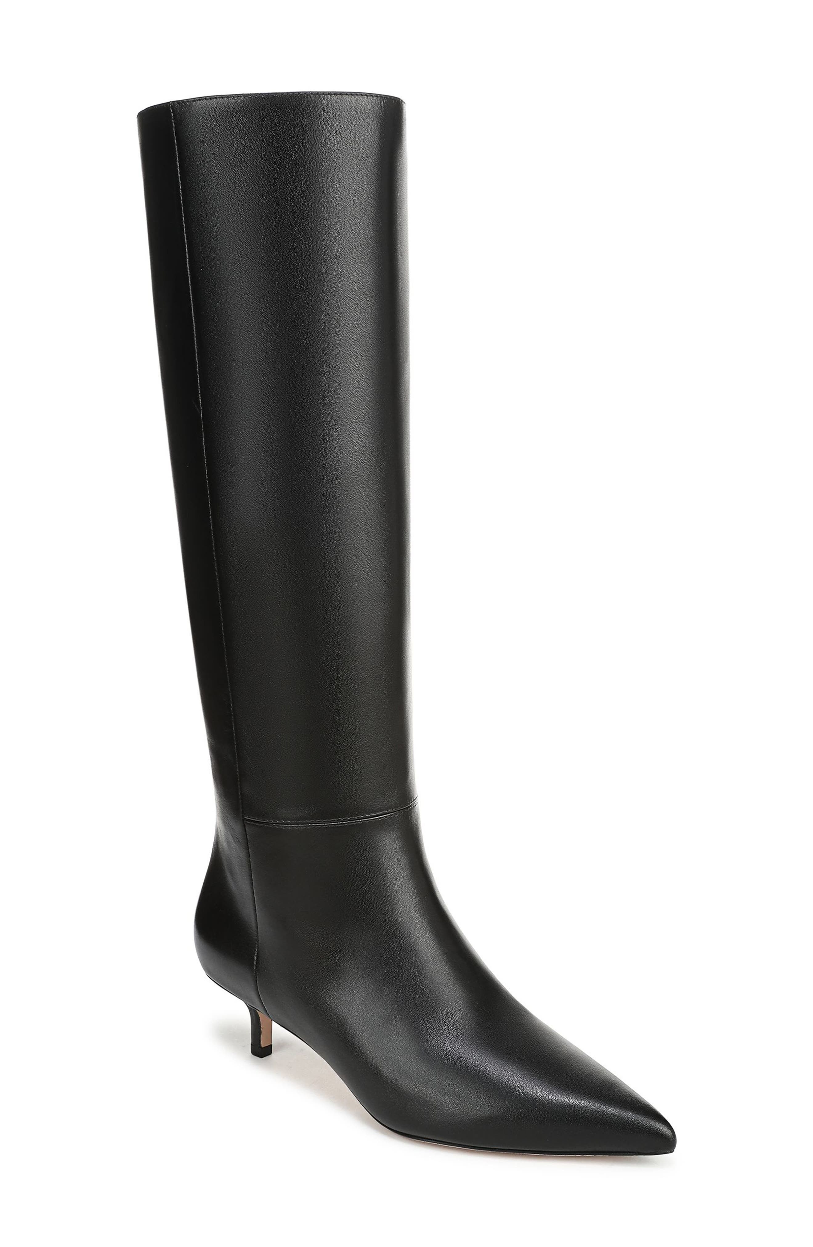 Veronica Beard Lisa 45 Knee High Boot in Black Leather at Nordstrom - 2