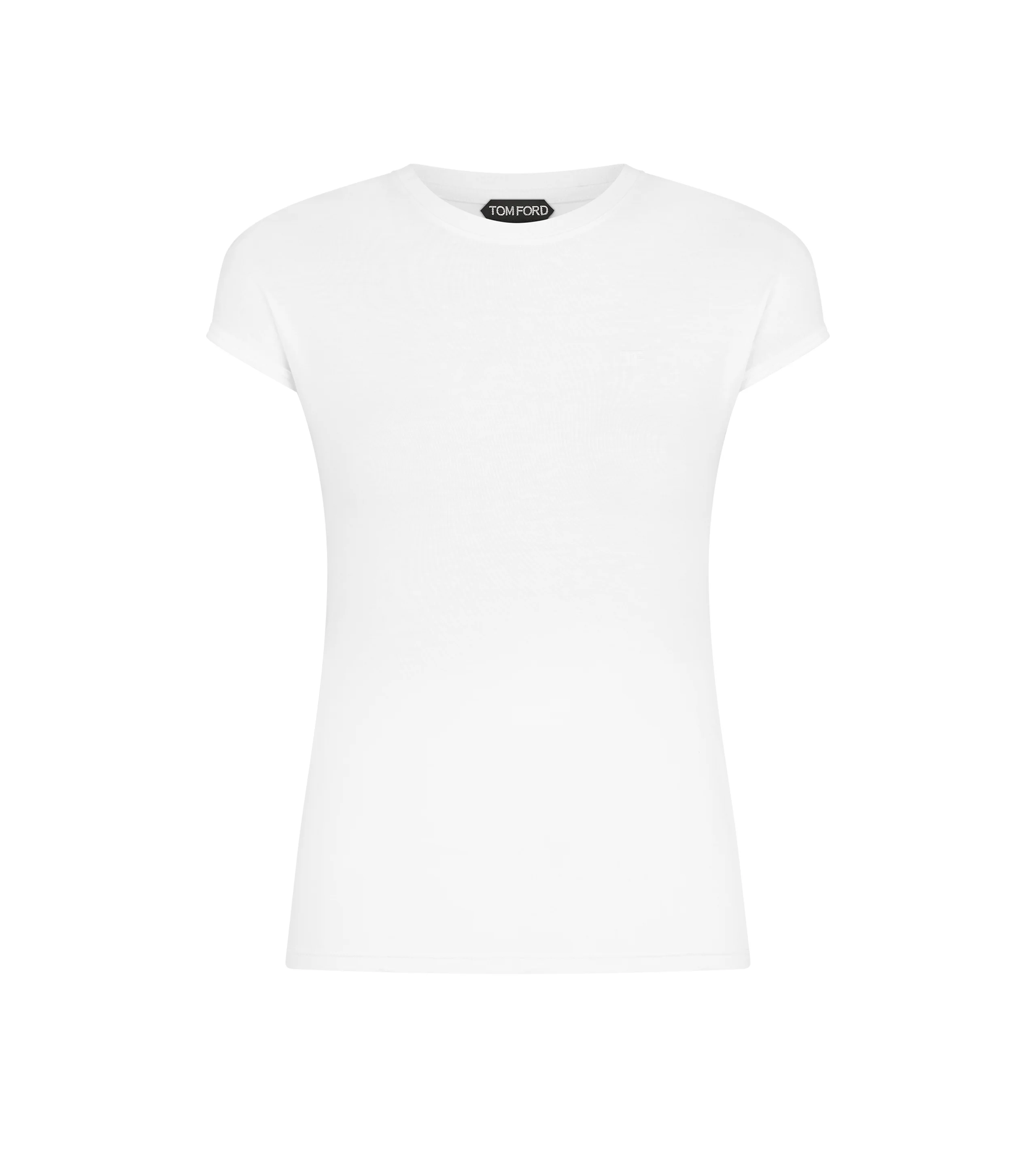 COTTON JERSEY FITTED T-SHIRT - 1