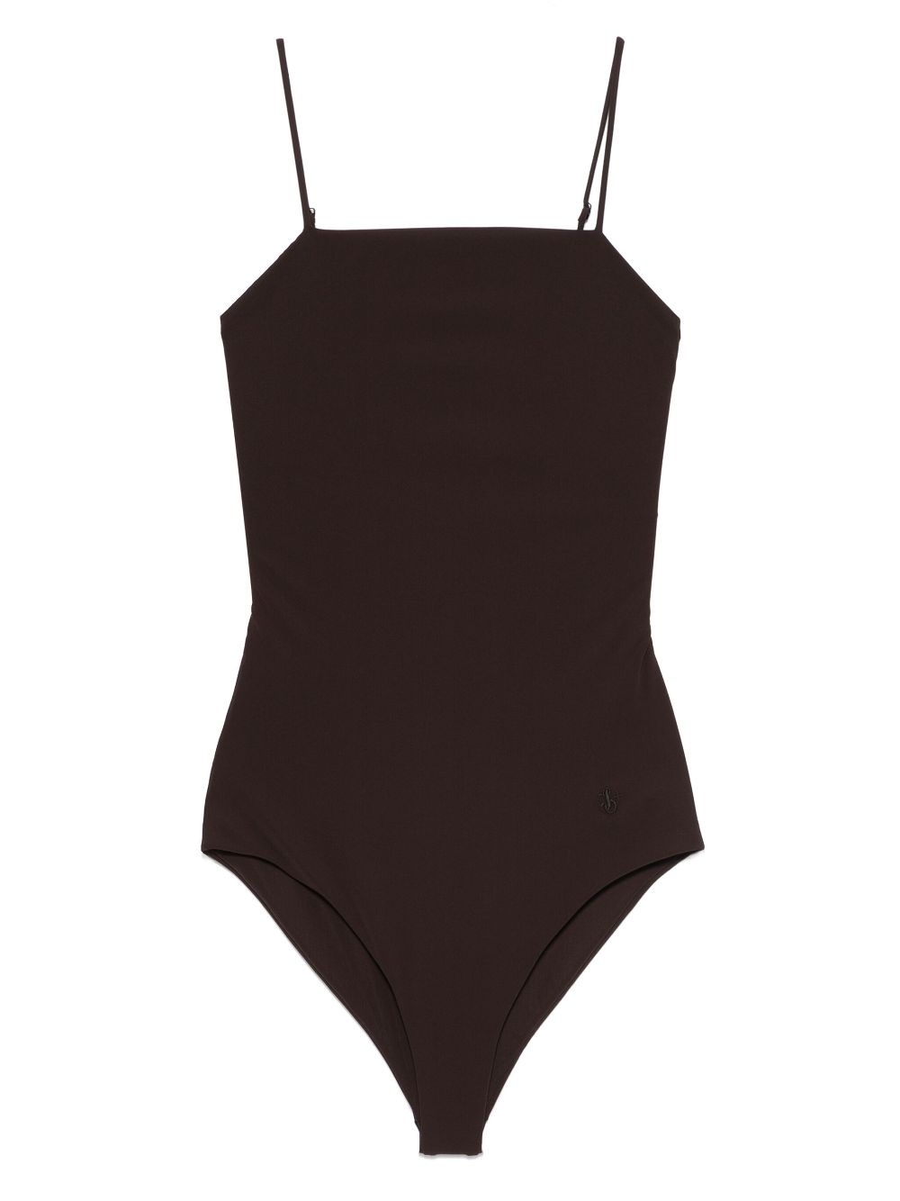 logo-embroidered swimsuit - 1