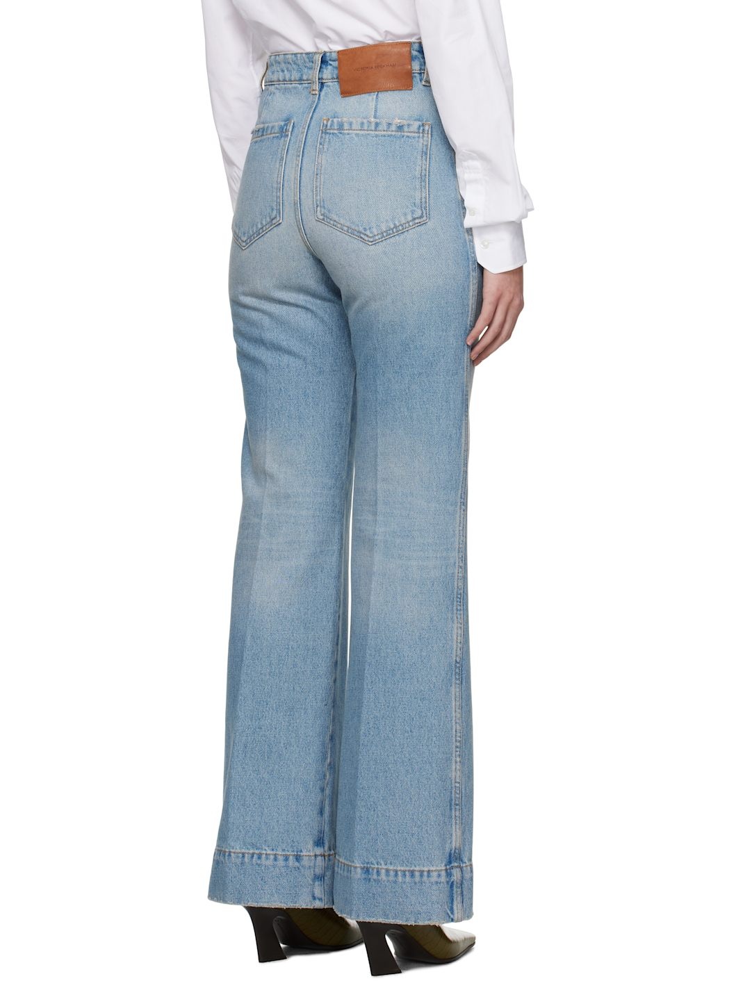 Blue Alina High Waisted Jeans - 3
