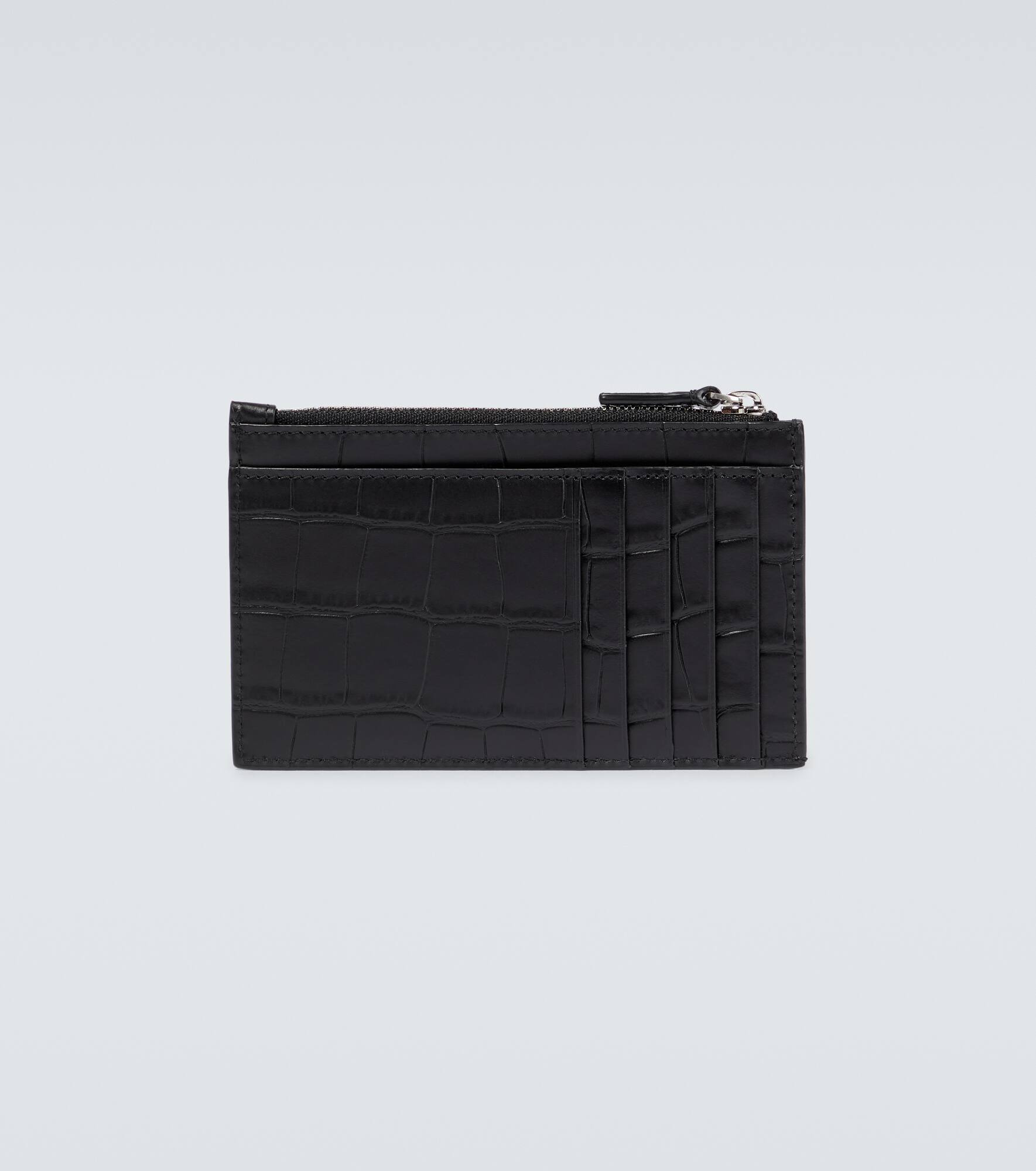 Cash croc-effect leather wallet - 2