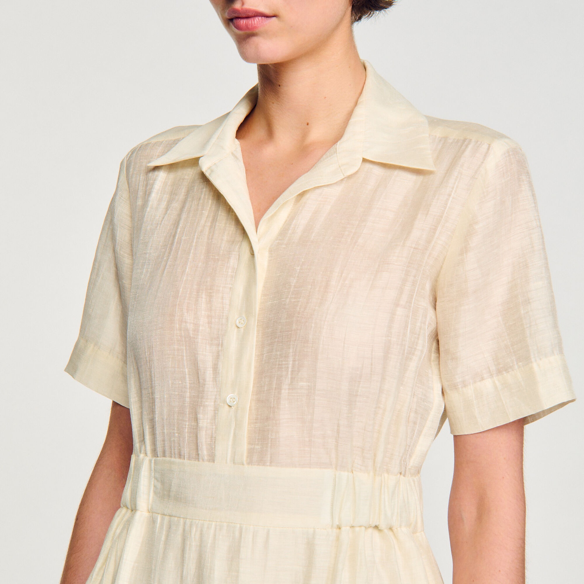 SHORT RUFFLED DRESS - 4