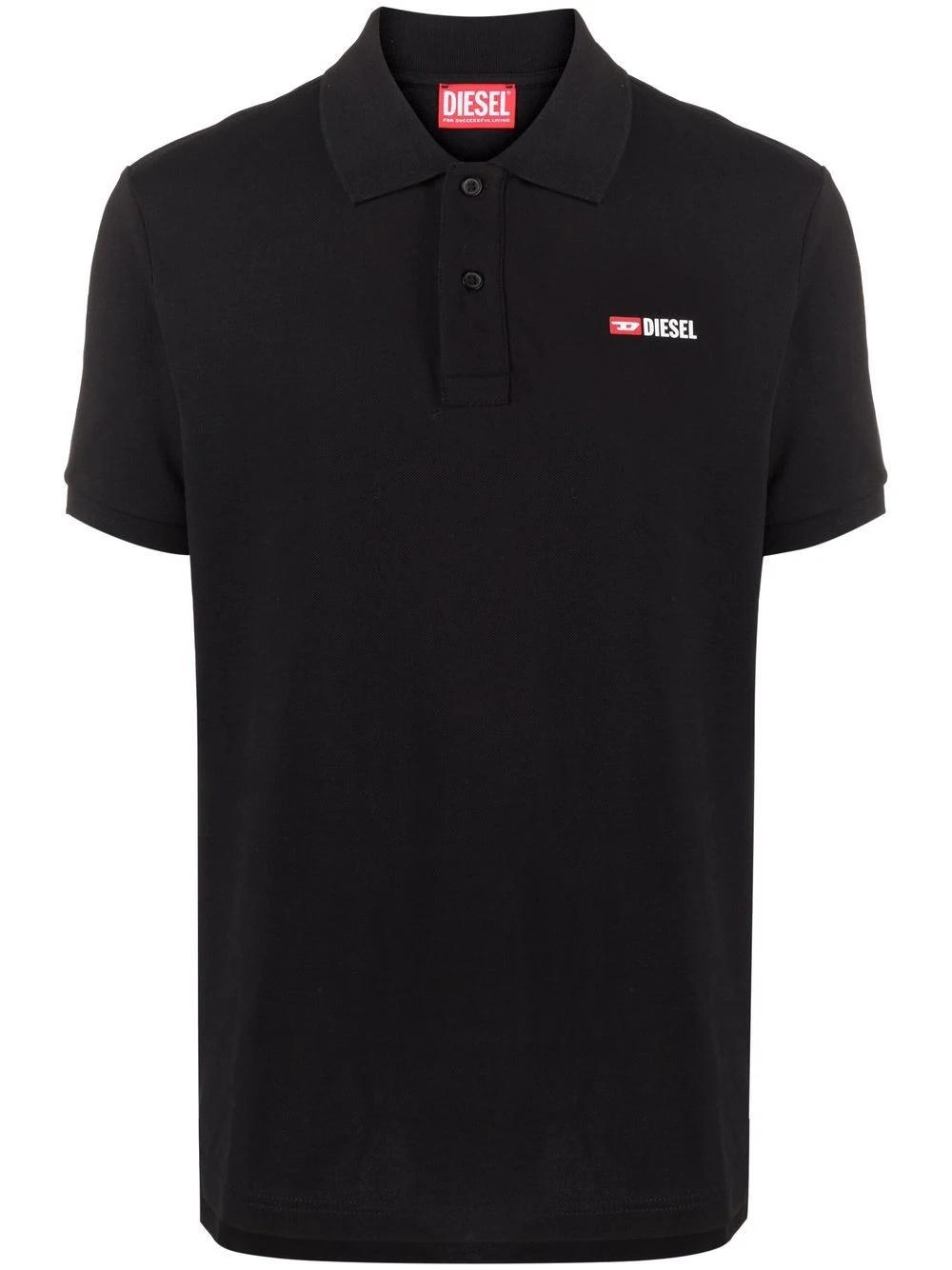 logo-print polo shirt - 1