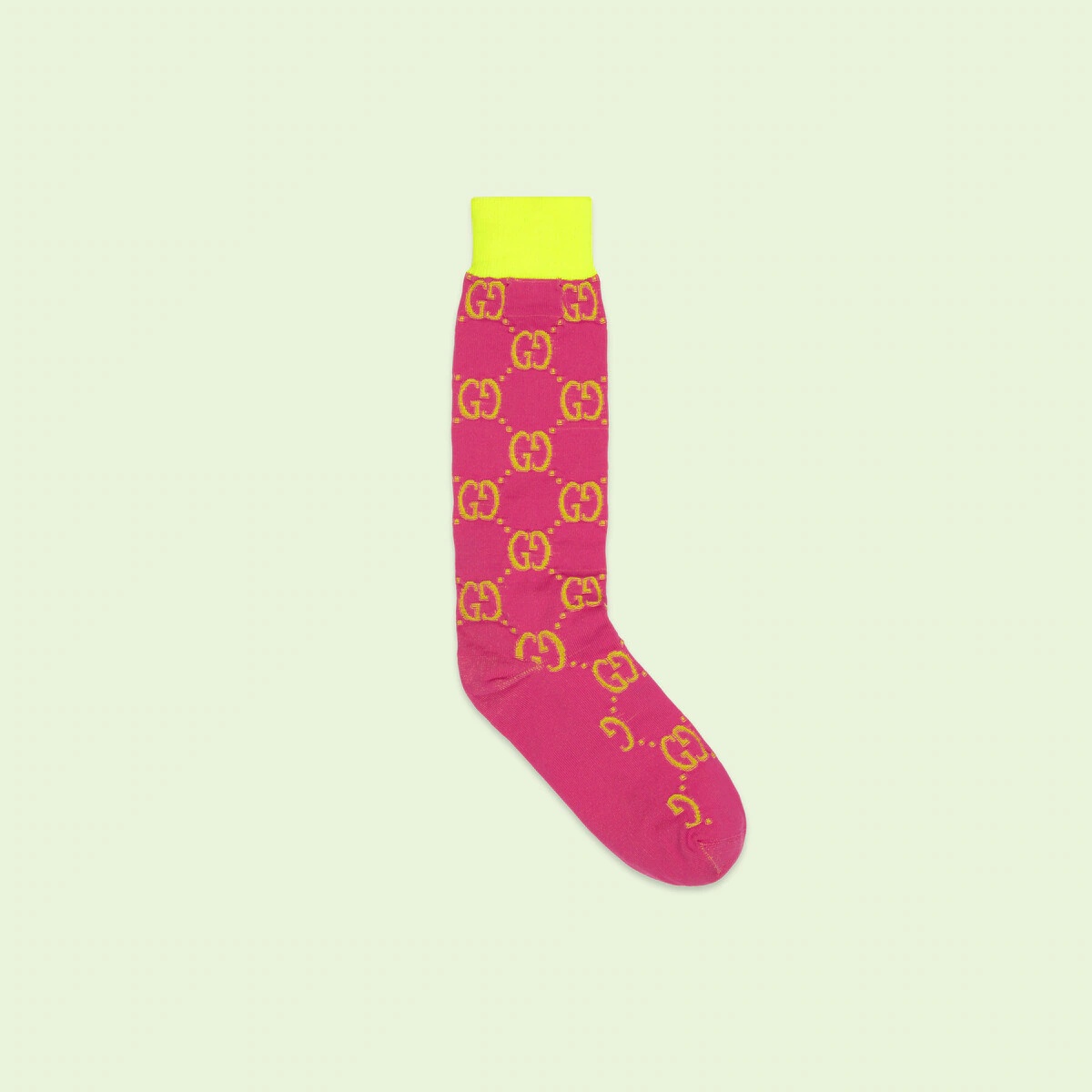 GG knit socks - 1