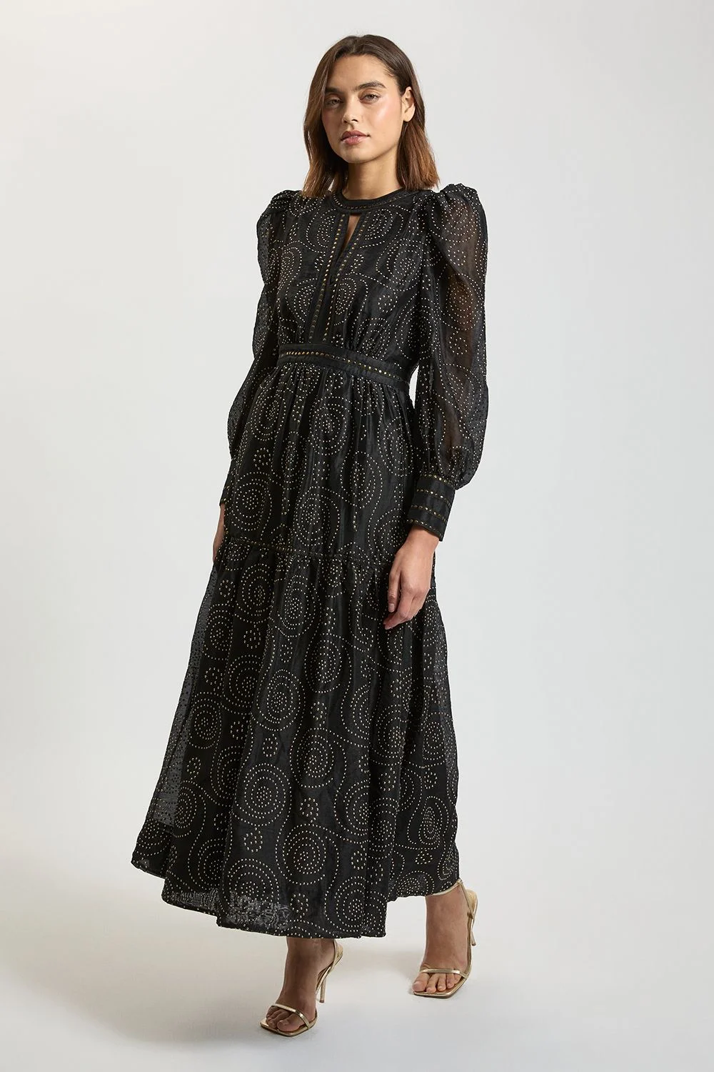 Stud Detail Maxi Dress - 1