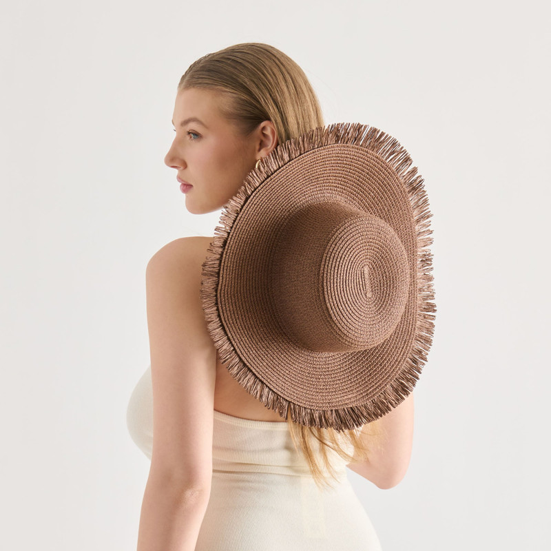 FLOPPY SUNHAT DARK BROWN 6