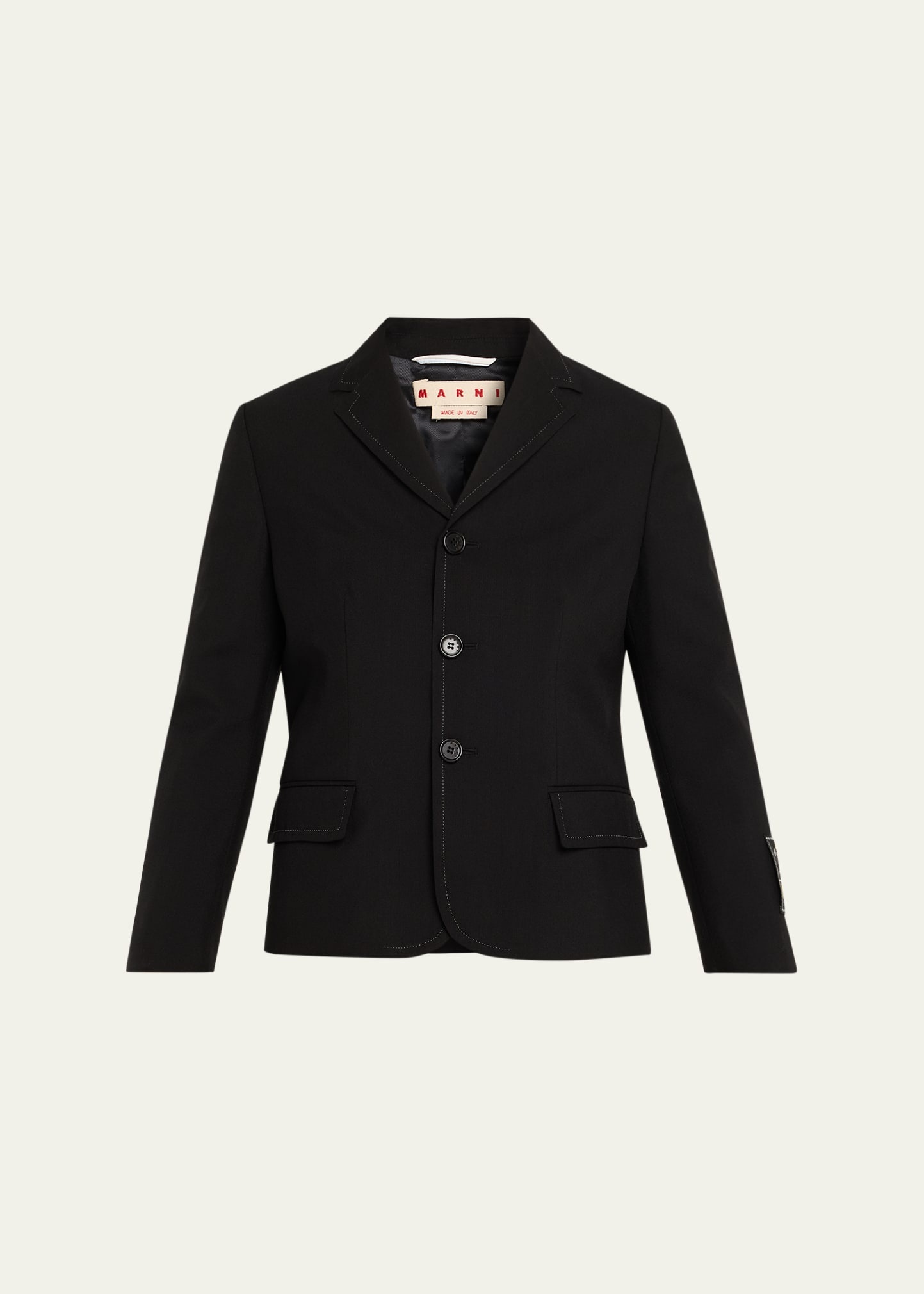 Single-Breasted Baby Simple Chest Jacket - 1