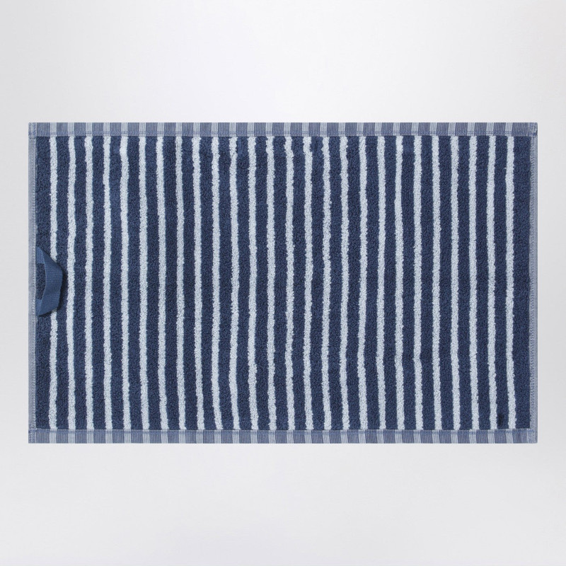 TEKLA Striped blue guest towel 30x50 cm outlook