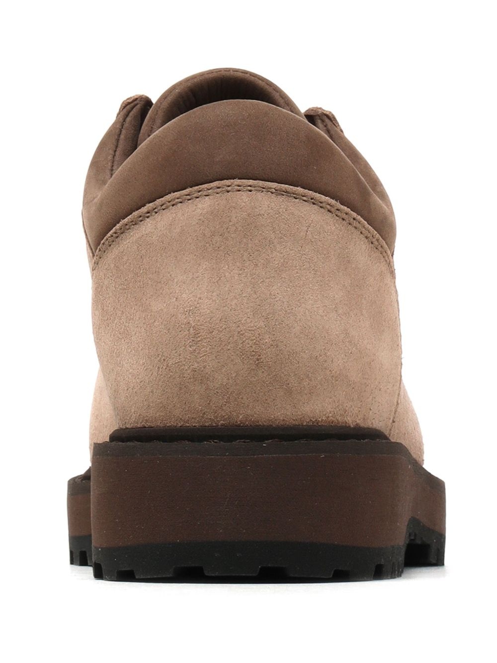 suede lace-up boots - 4