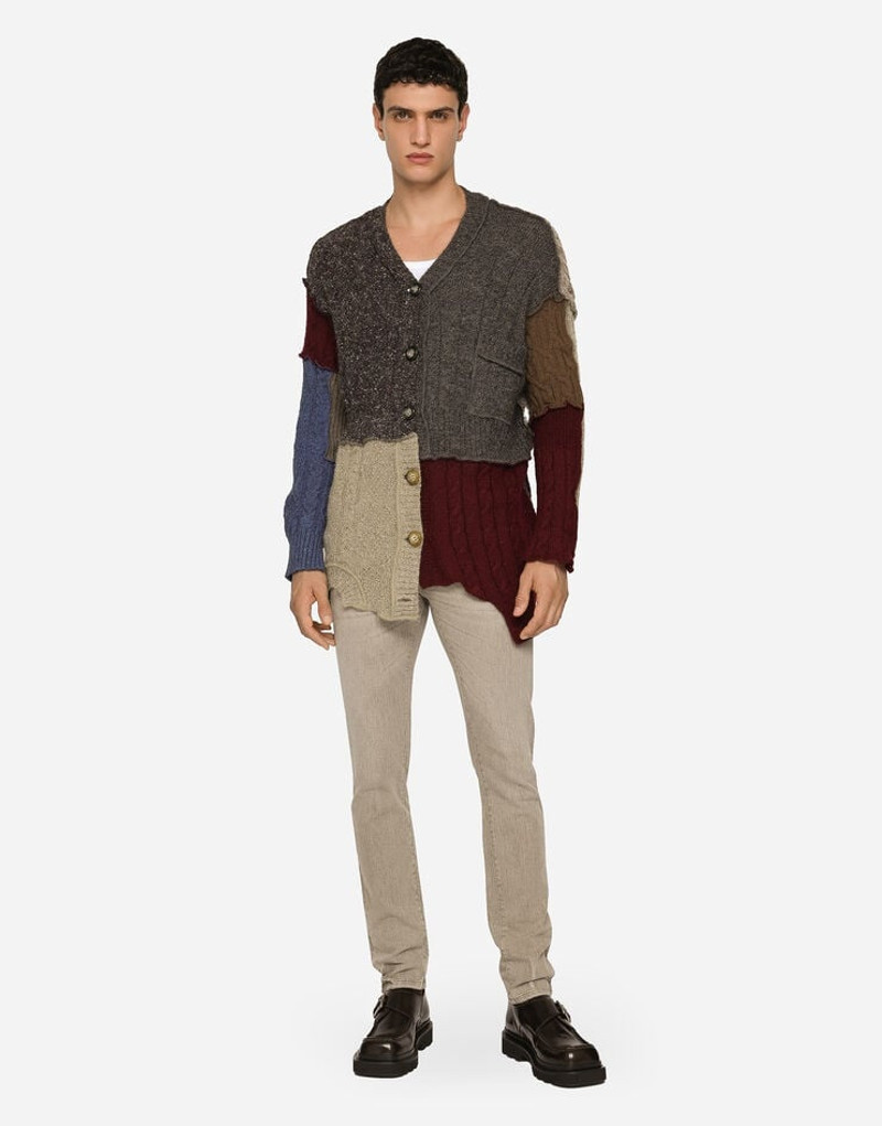 Dolce & Gabbana Washed stretch denim jeans with abrasions outlook