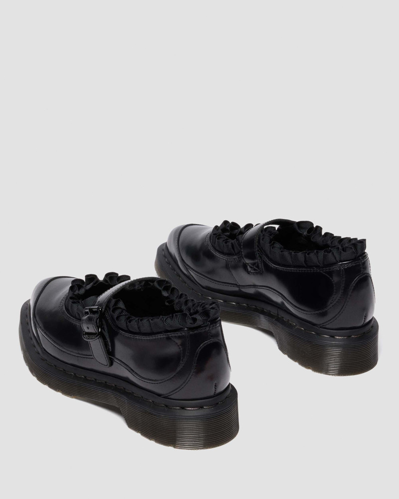 ELPHIE MARY JANE FRILL Leather Shoes 6