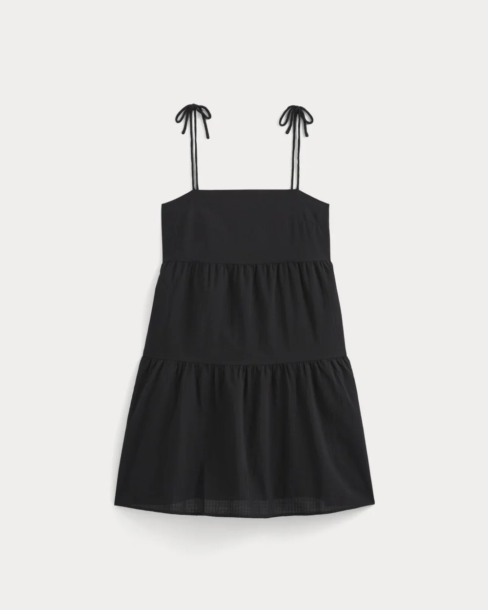 THE GAUZE MINI TIERED DRESS - 1