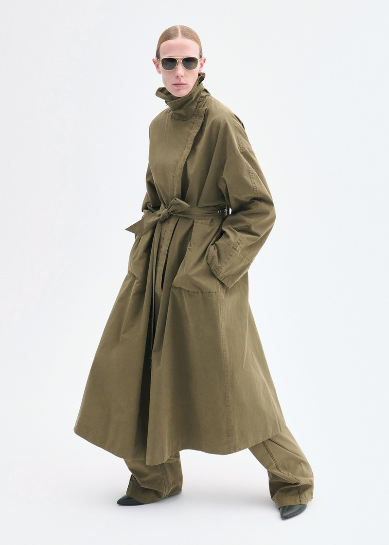 Oversized Trench in Cotton Twill 4