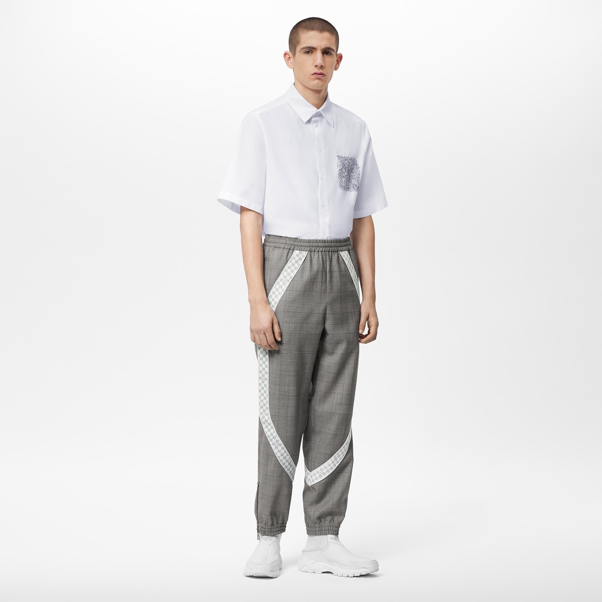 LVSE Placed Embroidery Short-Sleeved Shirt - 2