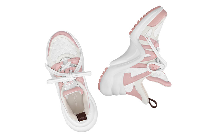 (WMNS) LOUIS VUITTON LV Archlight Sneakers 'White Pink' 1ABP72 - 5