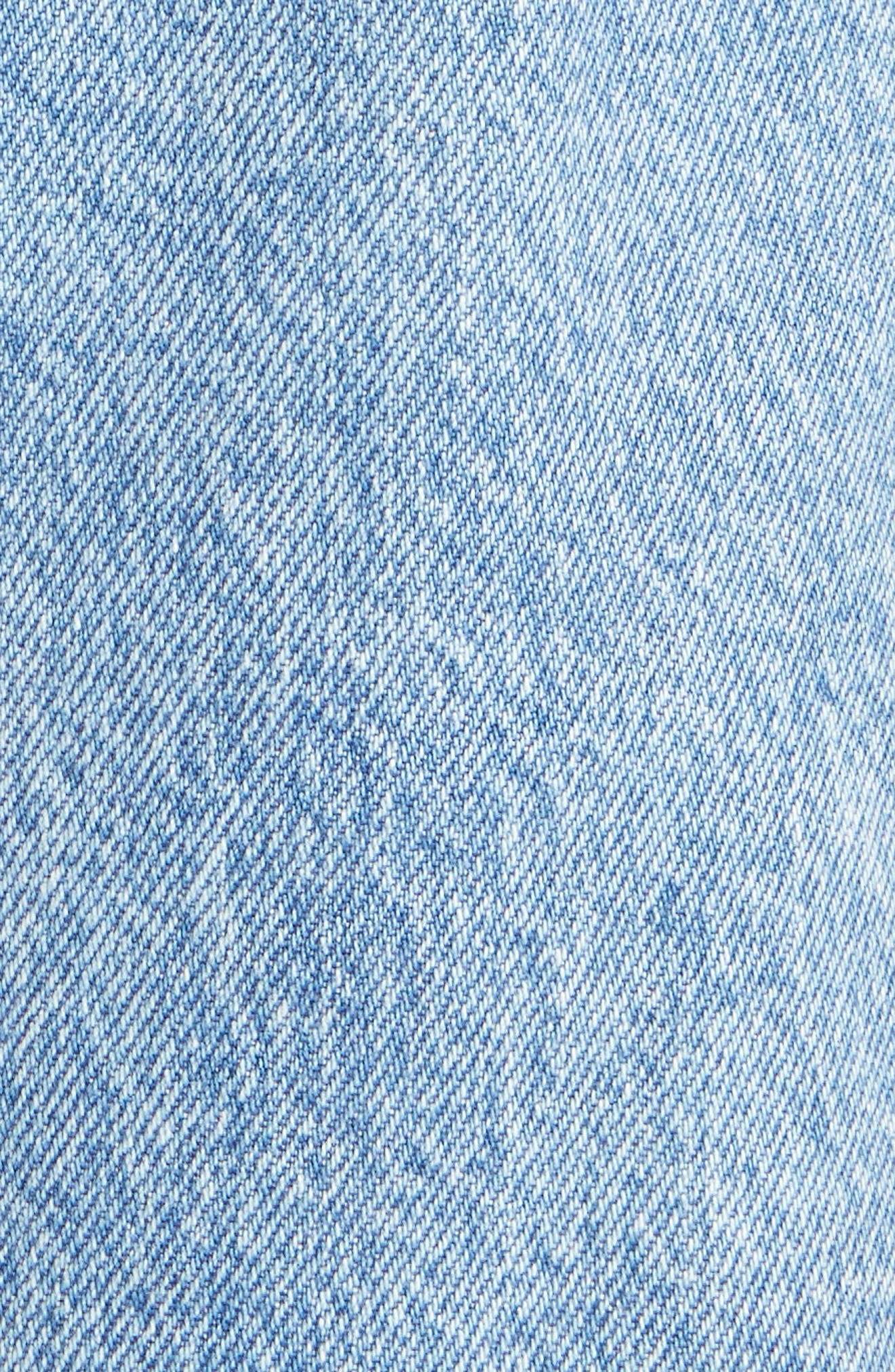 Elongated Pocket Nonstretch Denim Jeans - 6
