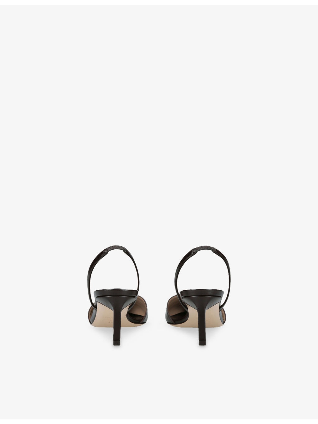Eva 55 Leather Slingback Pumps - 4