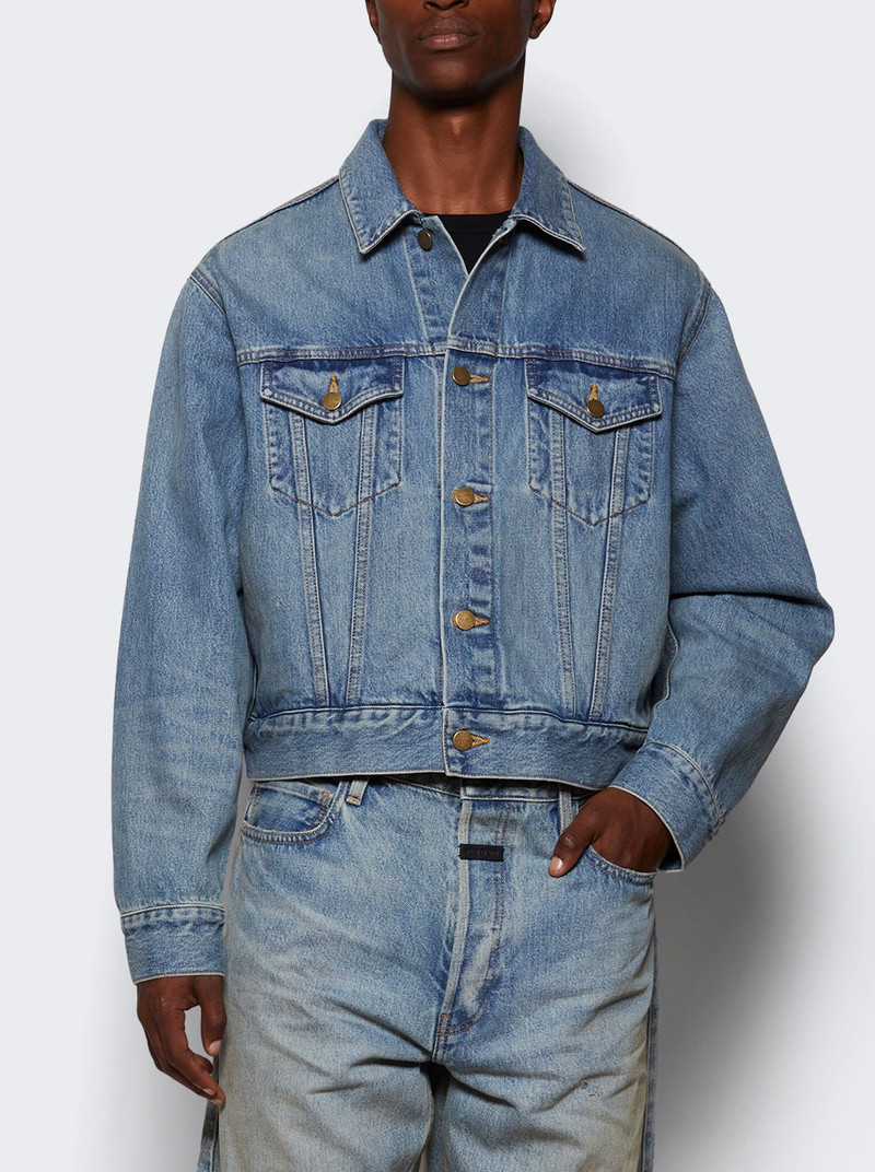 Fear of God Trucker Jacket Light Indigo outlook