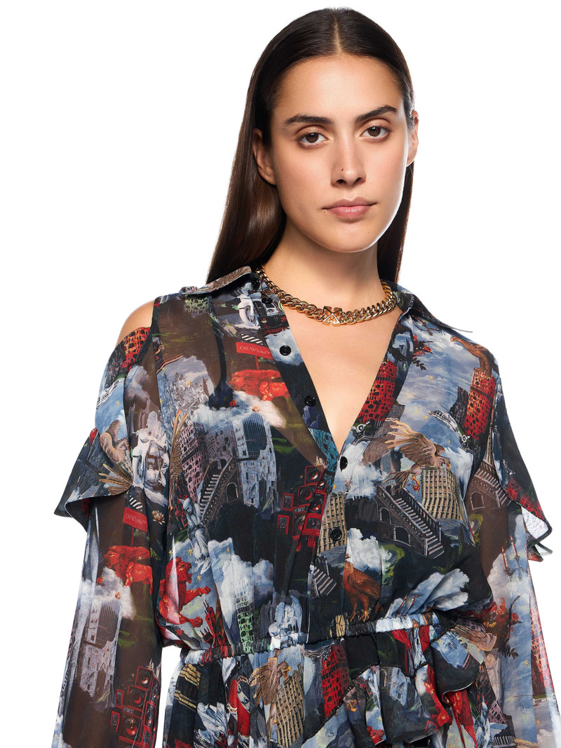 World Paint Geo Romantic Dress 5