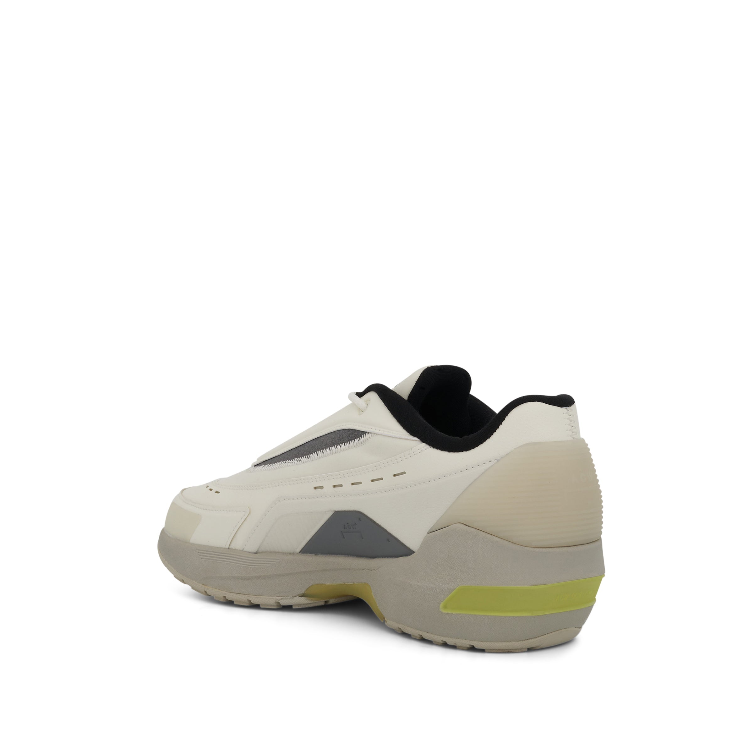 Vector Runner in Bone/Volt Yellow - 3