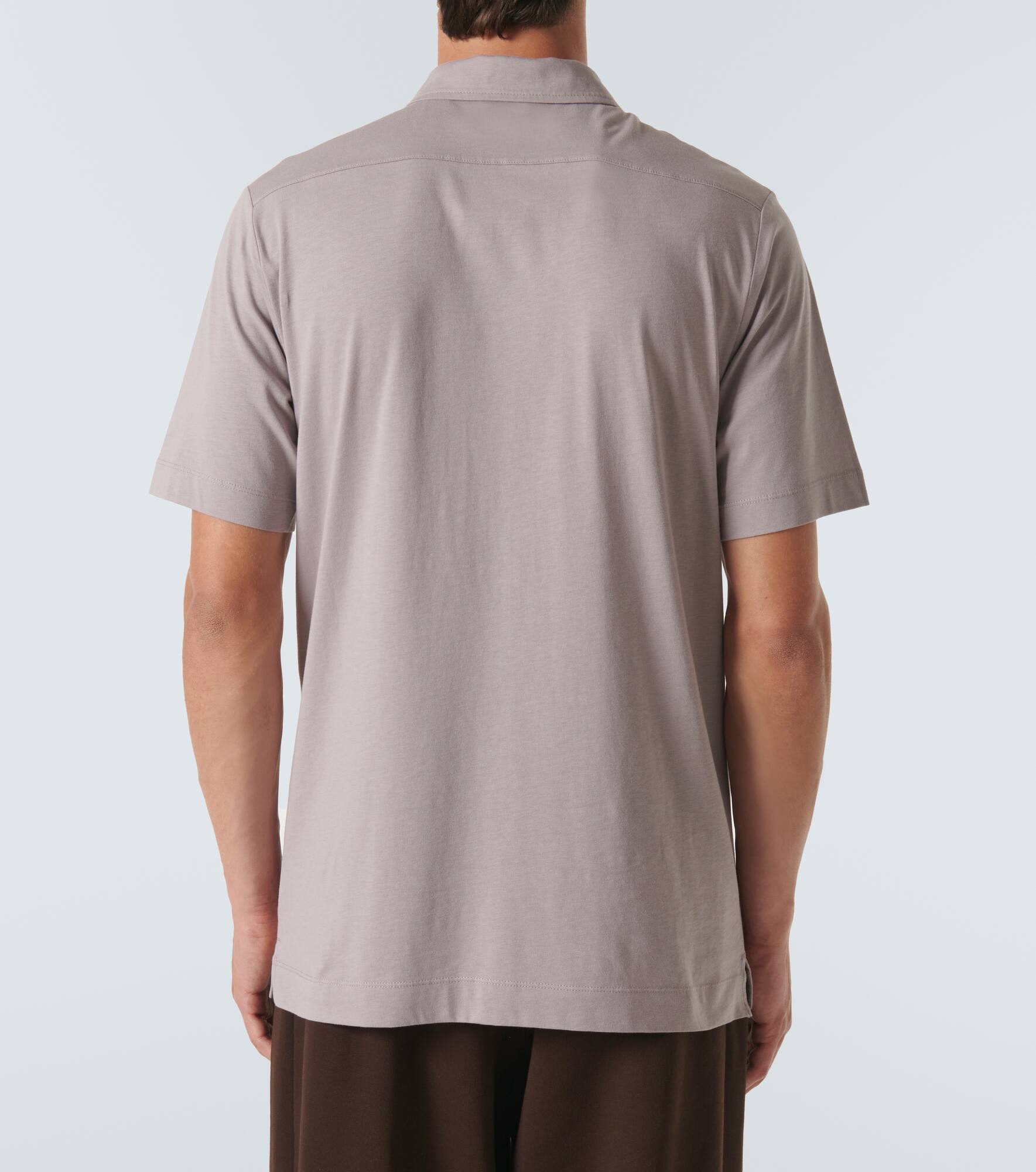 Cotton jersey polo shirt - 4