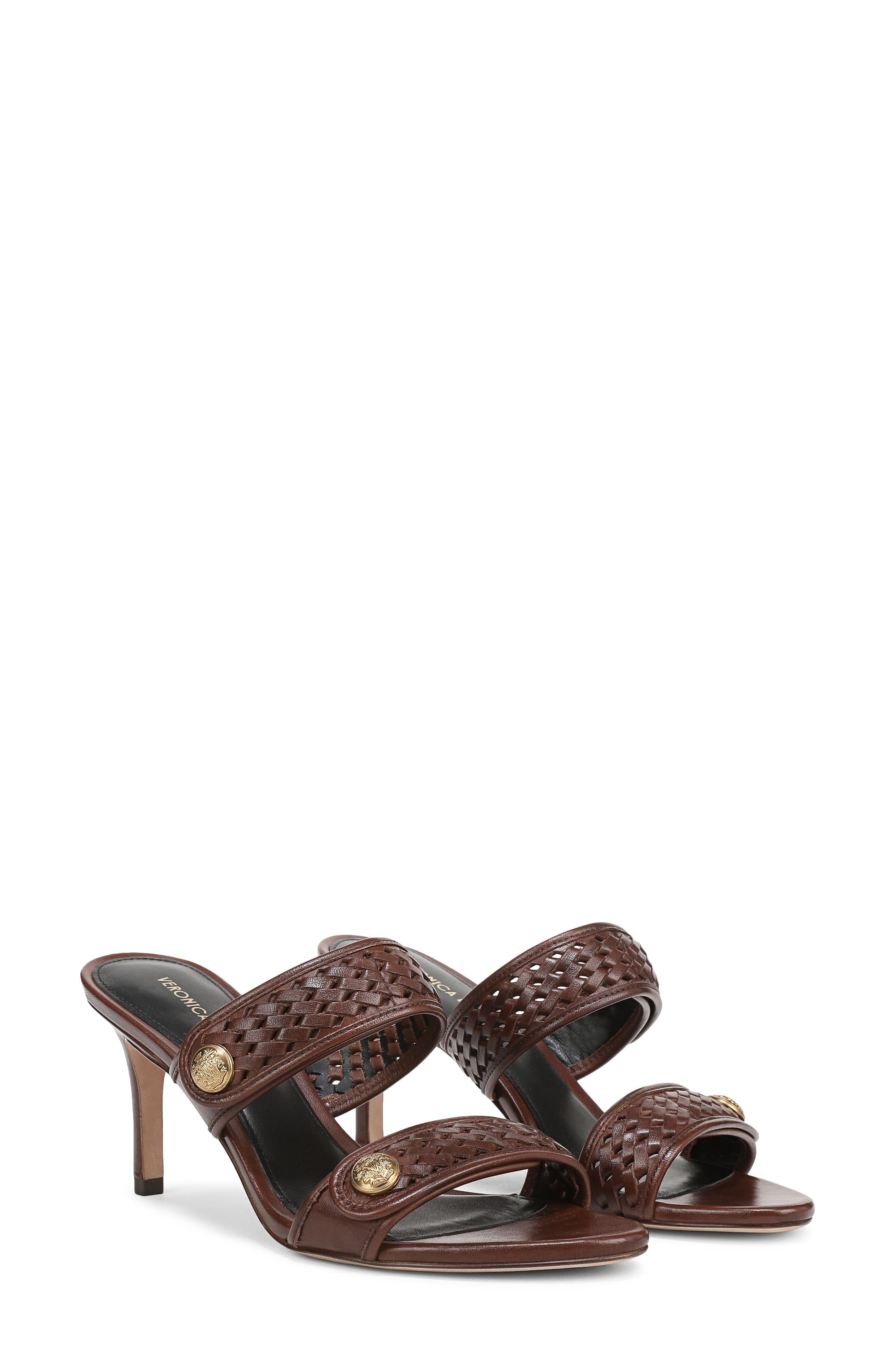 Veronica Beard Sona Wave Sandal in Chocolate at Nordstrom - 9