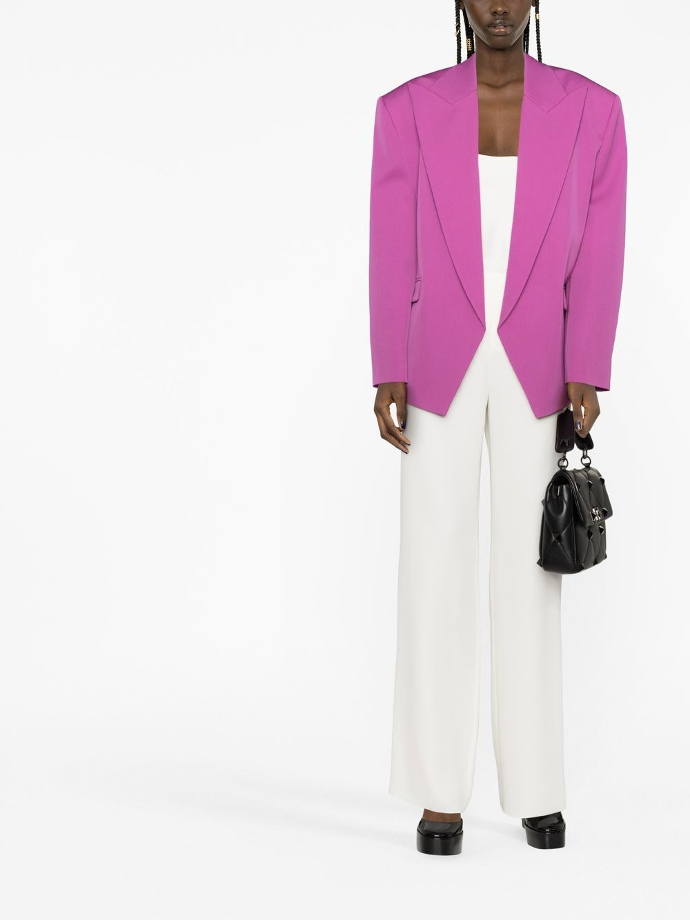tailored wide-leg trousers - 2