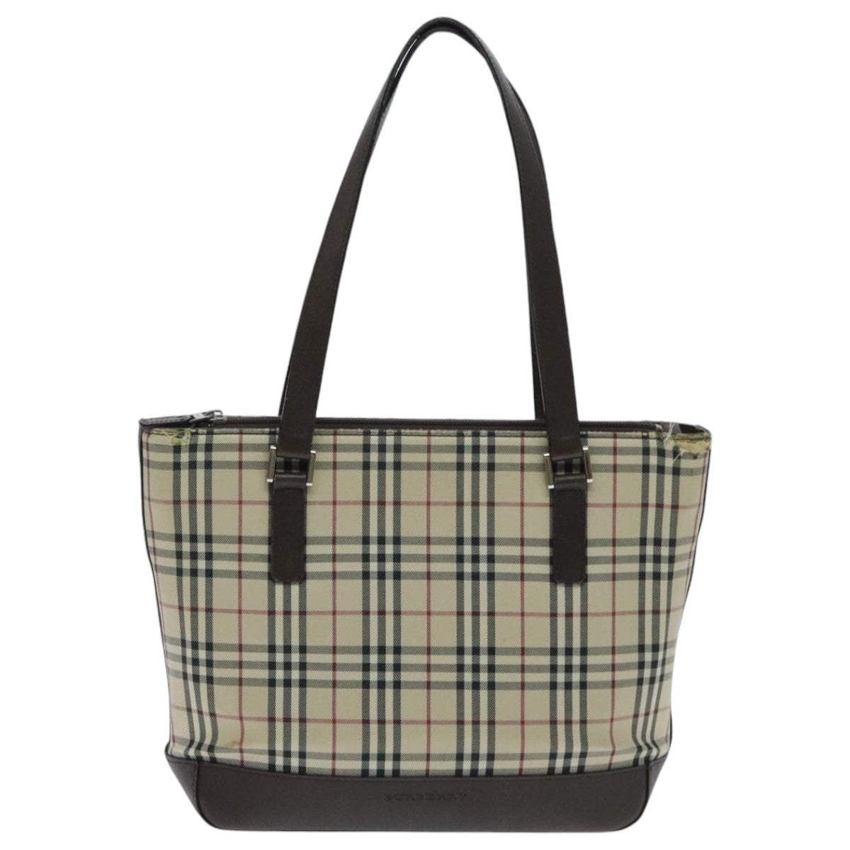 Burberry Nova Check Tote Bag Canvas Beige - 2