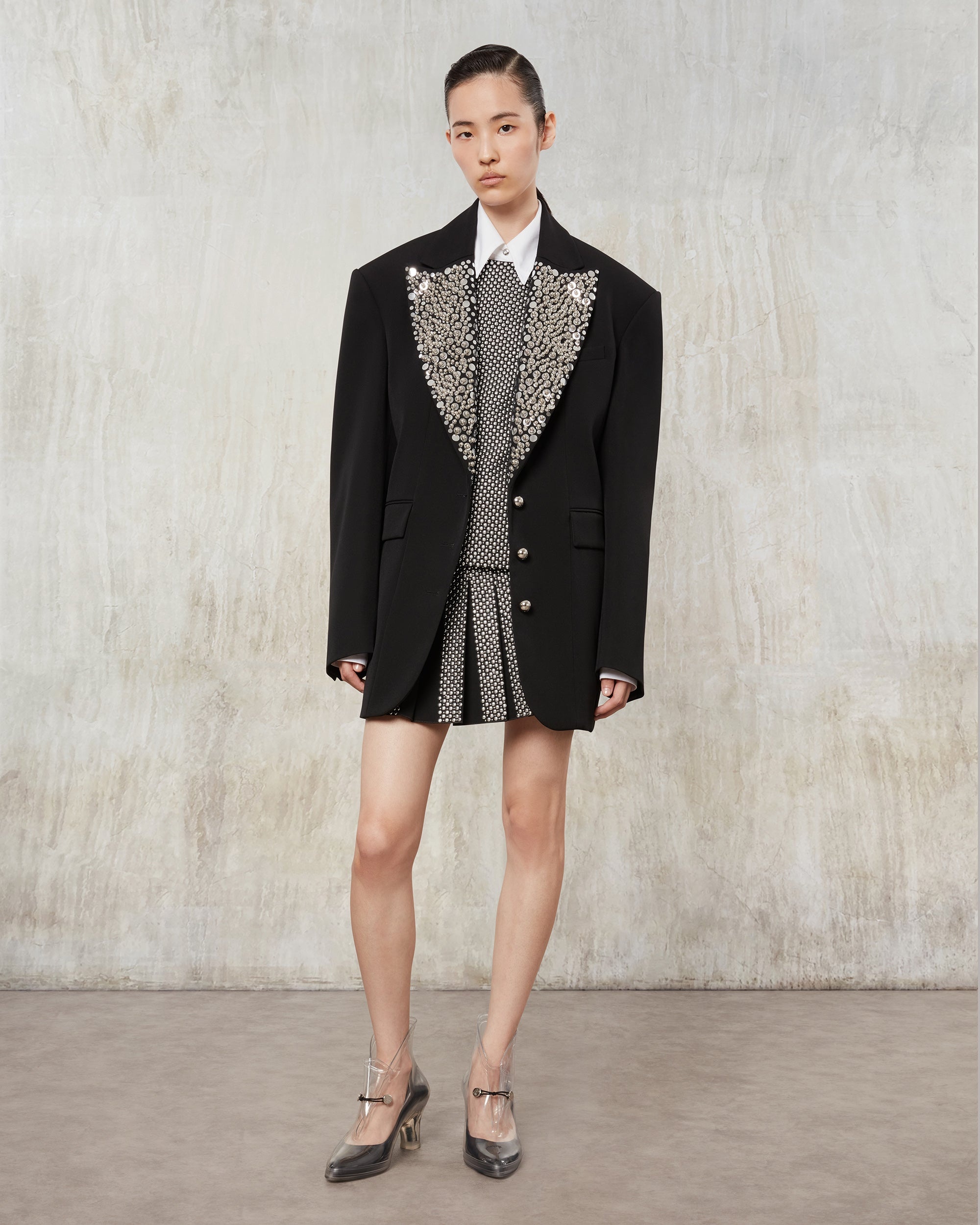 Embellished Wool Blazer - 3