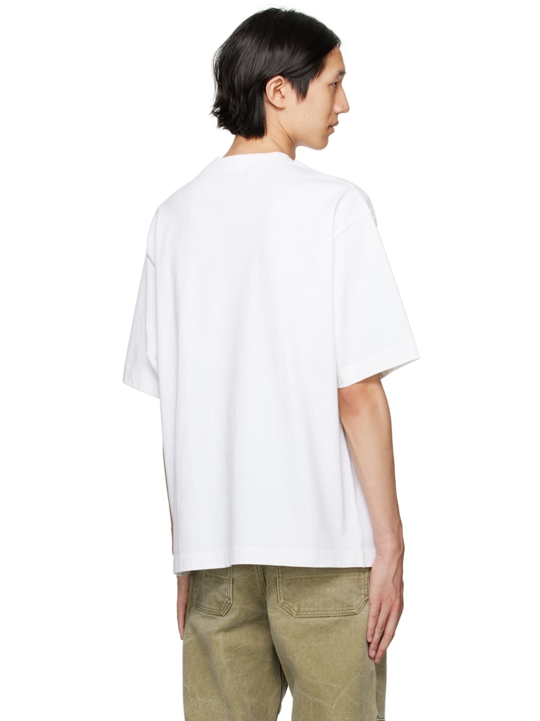 White Printed T-Shirt - 3