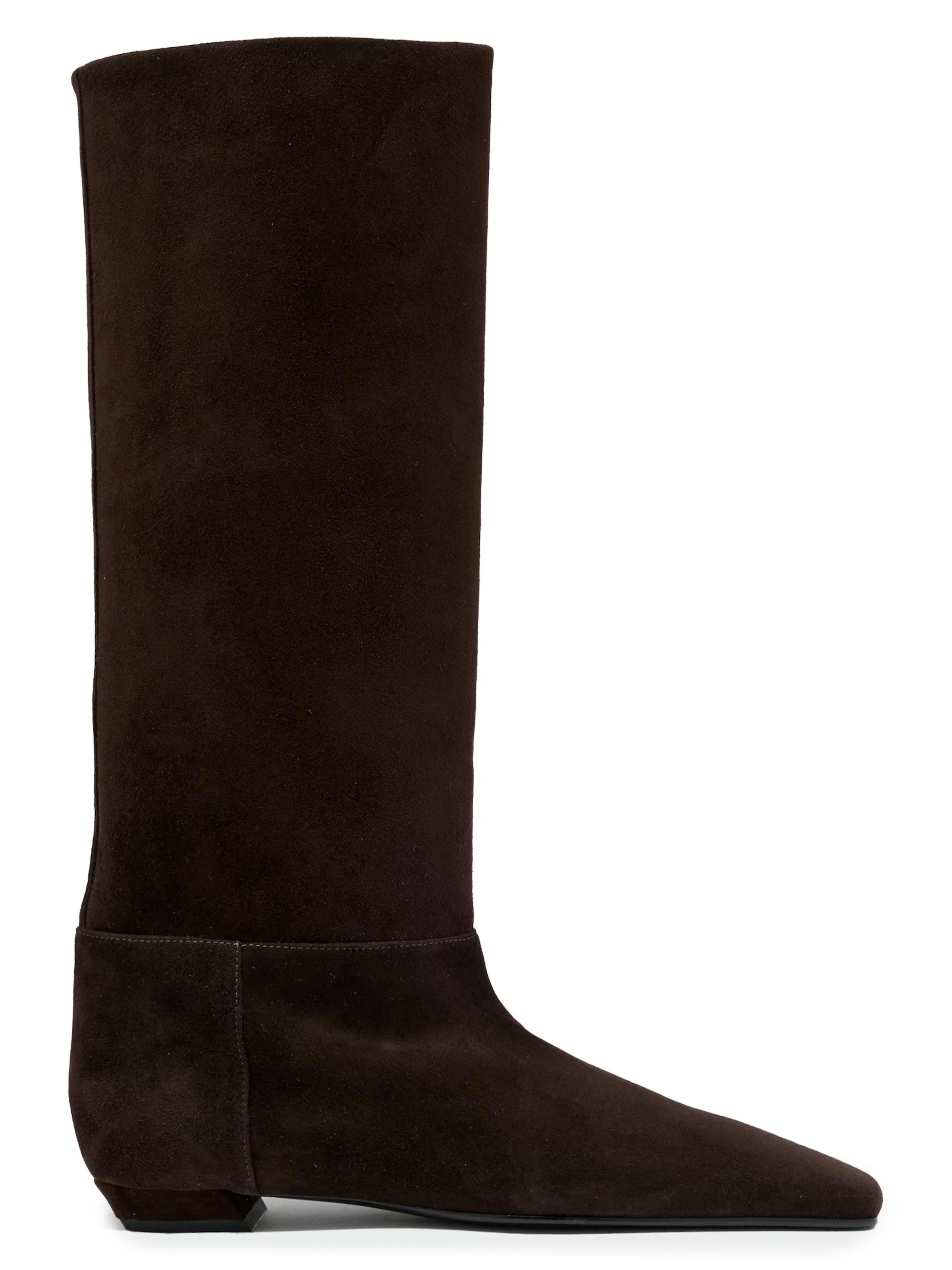 Women's Trap 25MM Suede Boots - Chocolate - 1